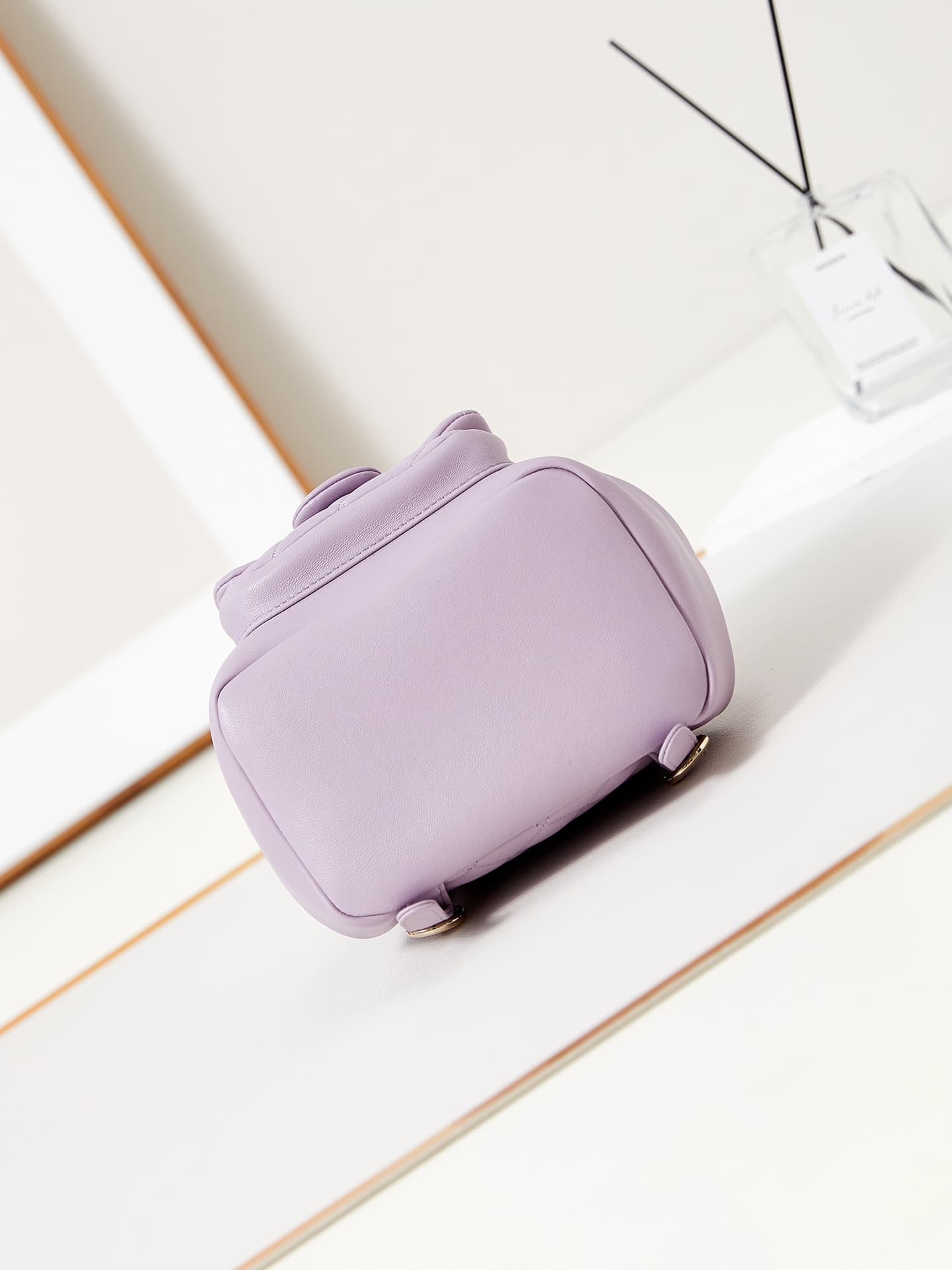Chanel Small Quilted Duma Backpack Lambskin AS2908 Purple A