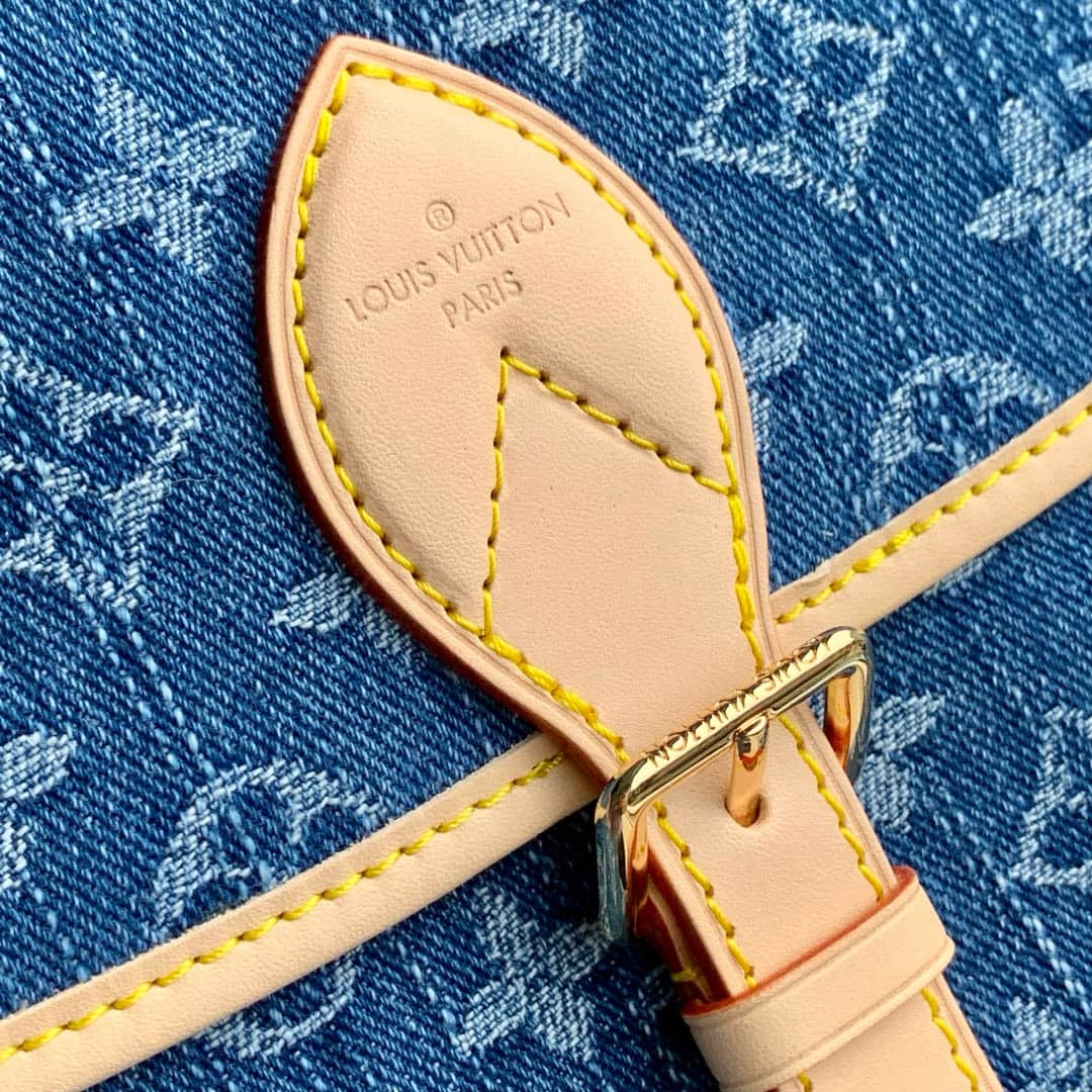 Louis Vuitton Diane Denim Blue M13070 High