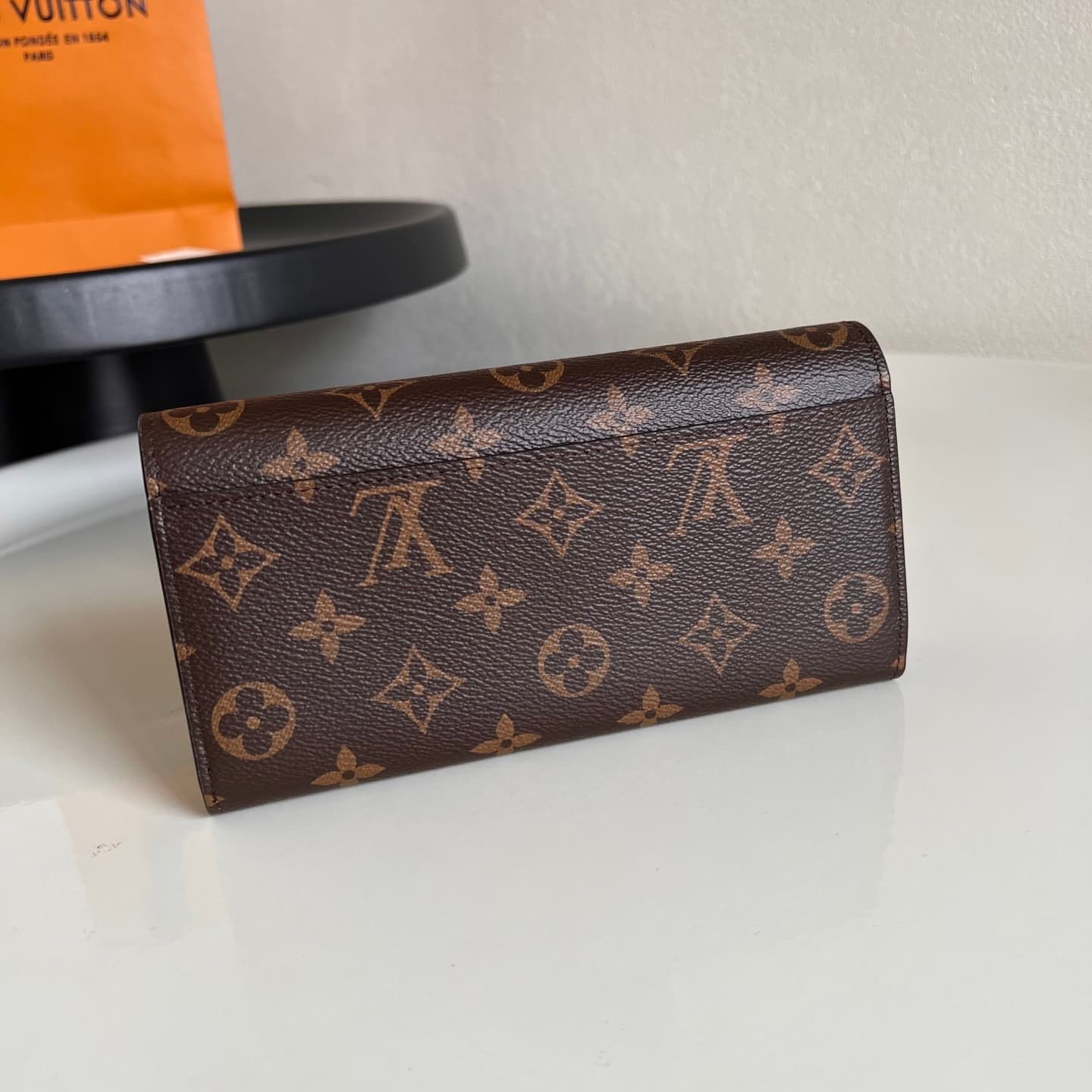 Louis Vuitton Sarah Wallet Brown Monogram coated canvas M60531 High