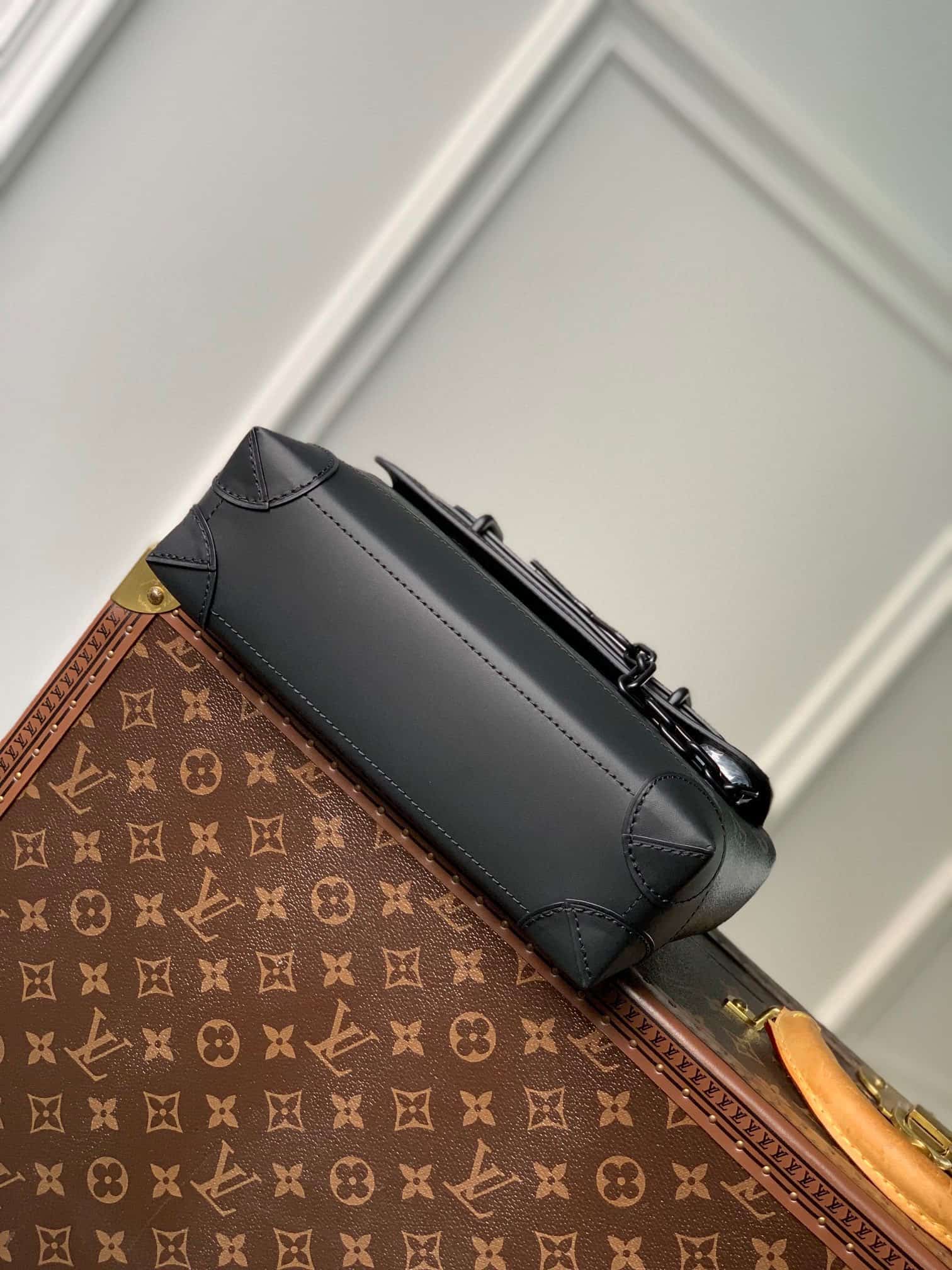 Louis Vuitton Steamer PM Monogram Eclipse coated canvas M46953 High