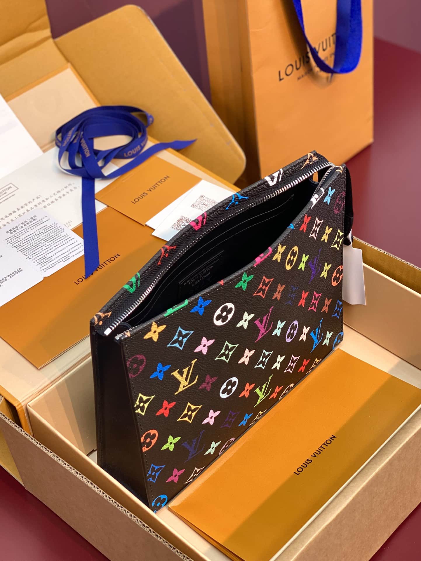 Louis Vuitton x Murakami Toiletry Pouch Monogram coated canvas M14180 High