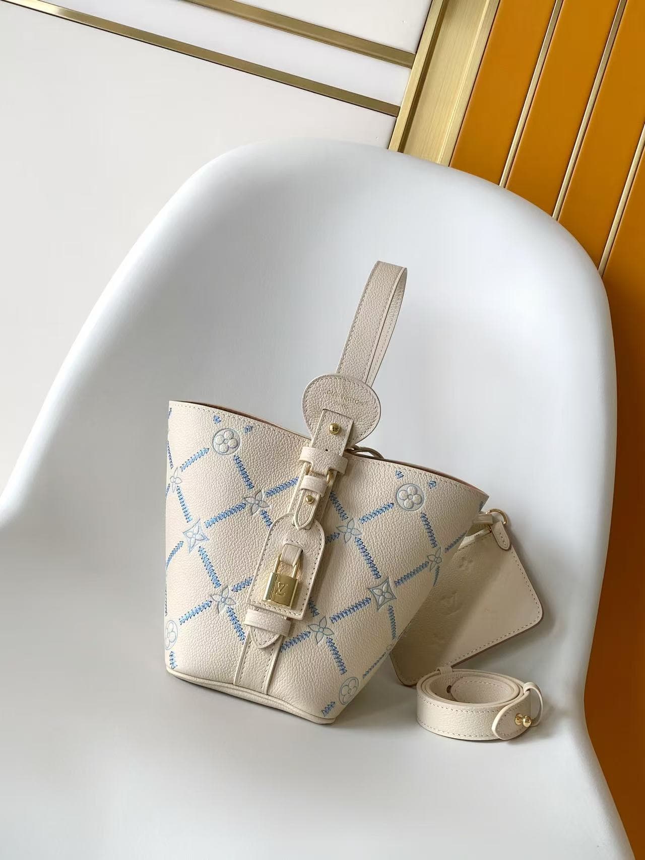 Louis Vuitton All In BB Quartz Couture Cowhide leather M28910 High
