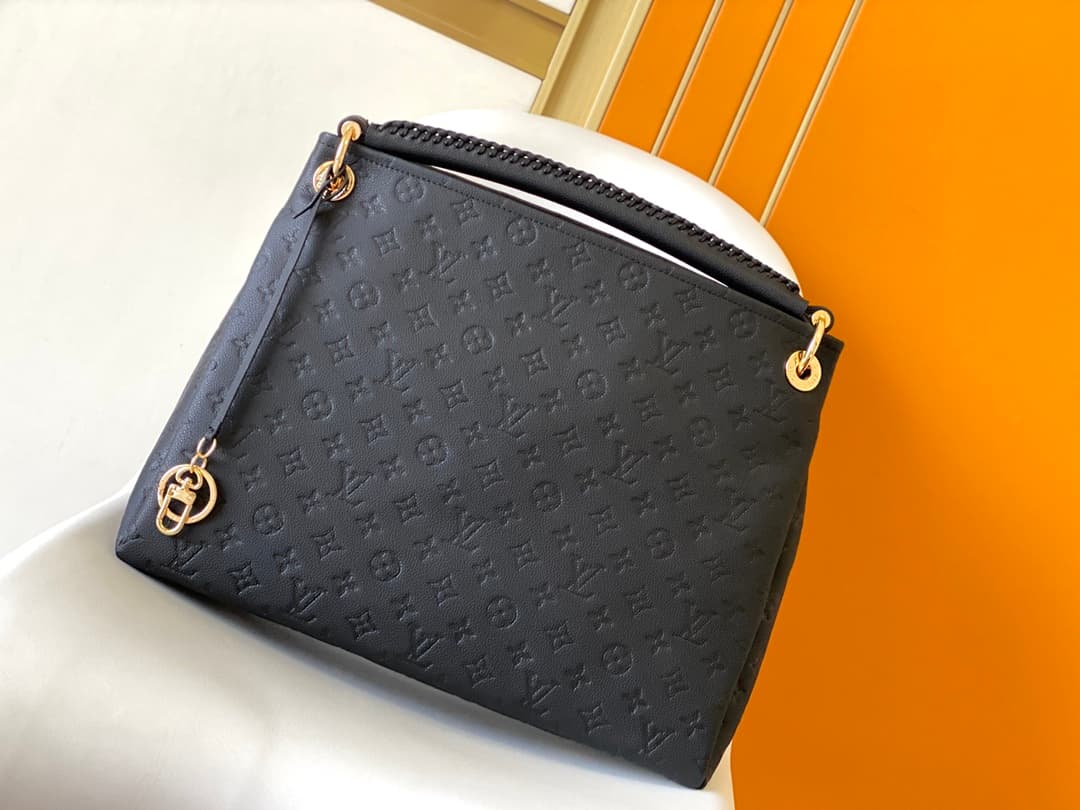 Louis Vuitton Surene MM handbag Monogram Empreinte embossed leather M41066 High
