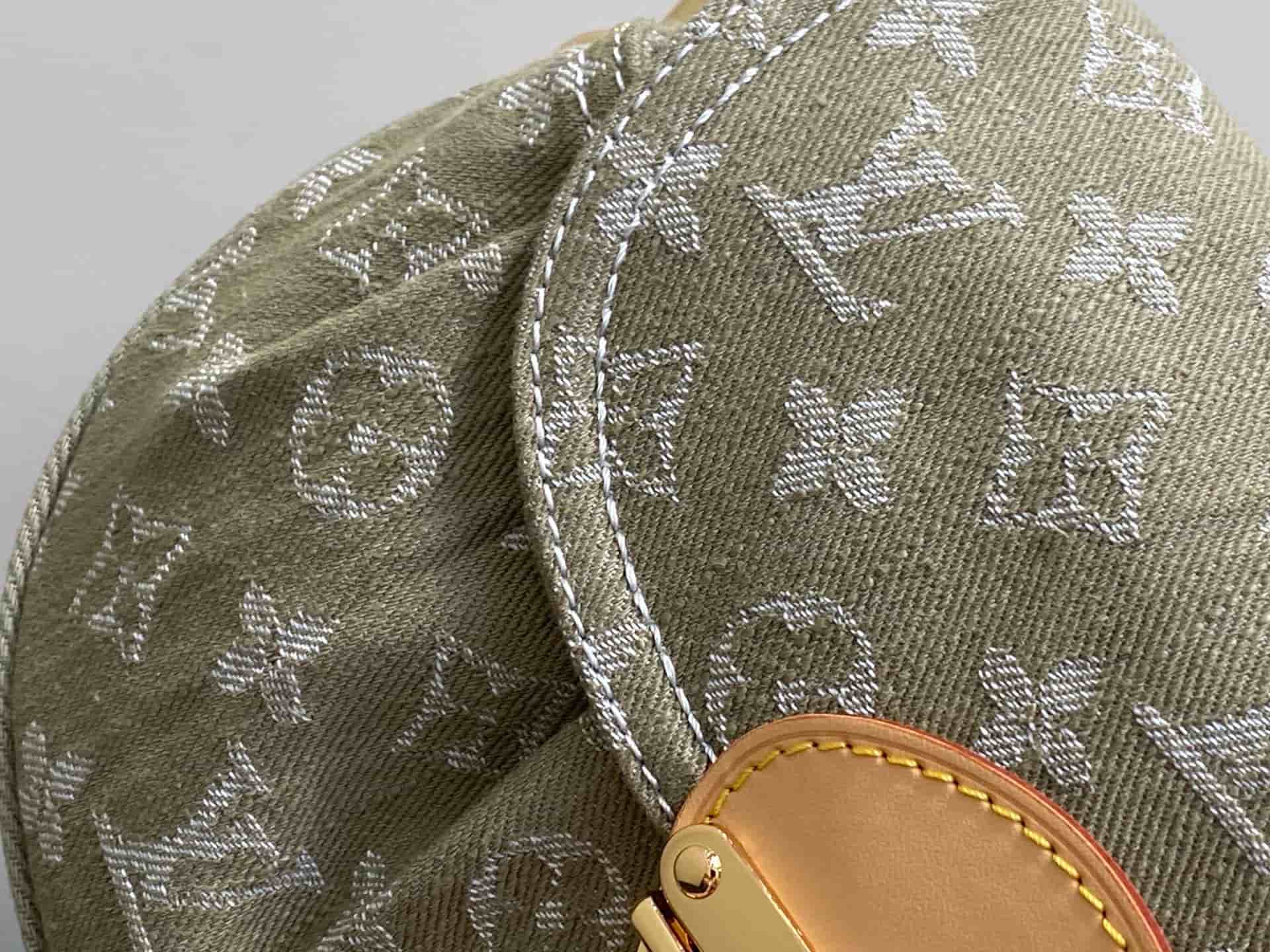 Louis Vuitton Sunset Monogram Khaki Denim M27210 High