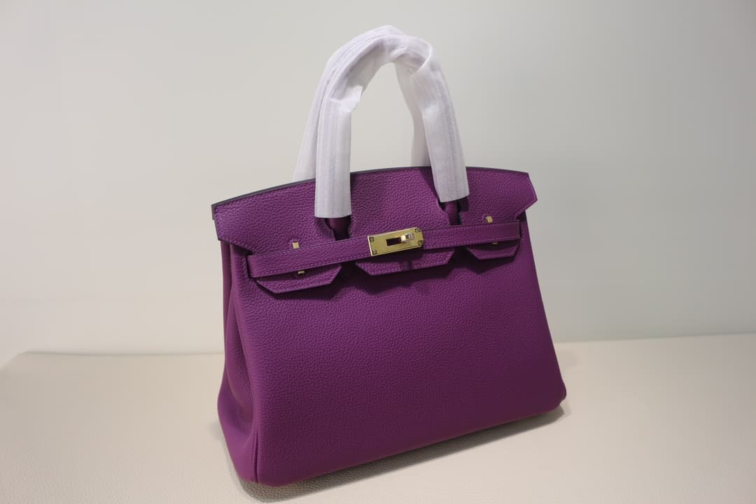Hermes Birkin 25/30/35cm Bag Togo Leather In Anemone WAX High