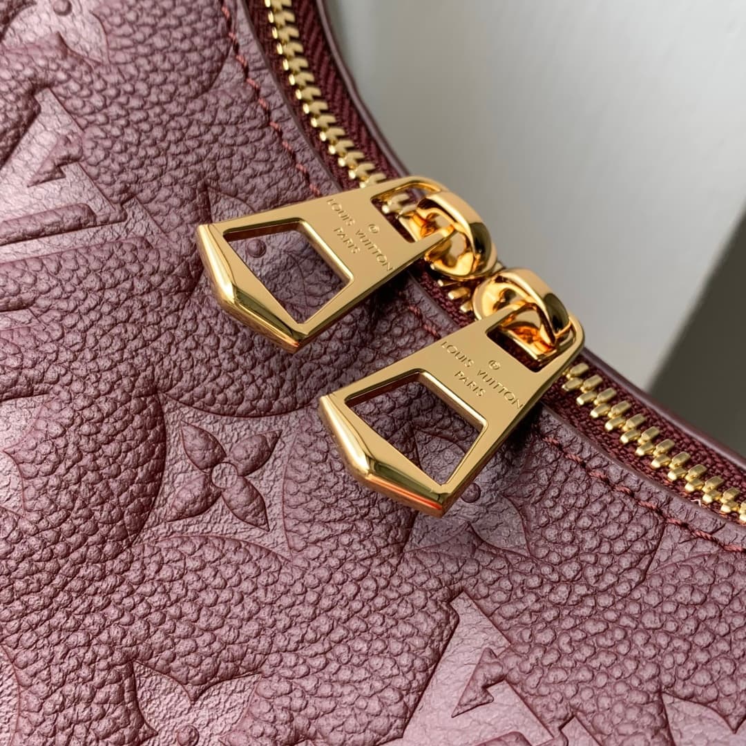 Louis Vuitton Boulogne PM Monogram Empreinte Leather M12930 Wine Red High