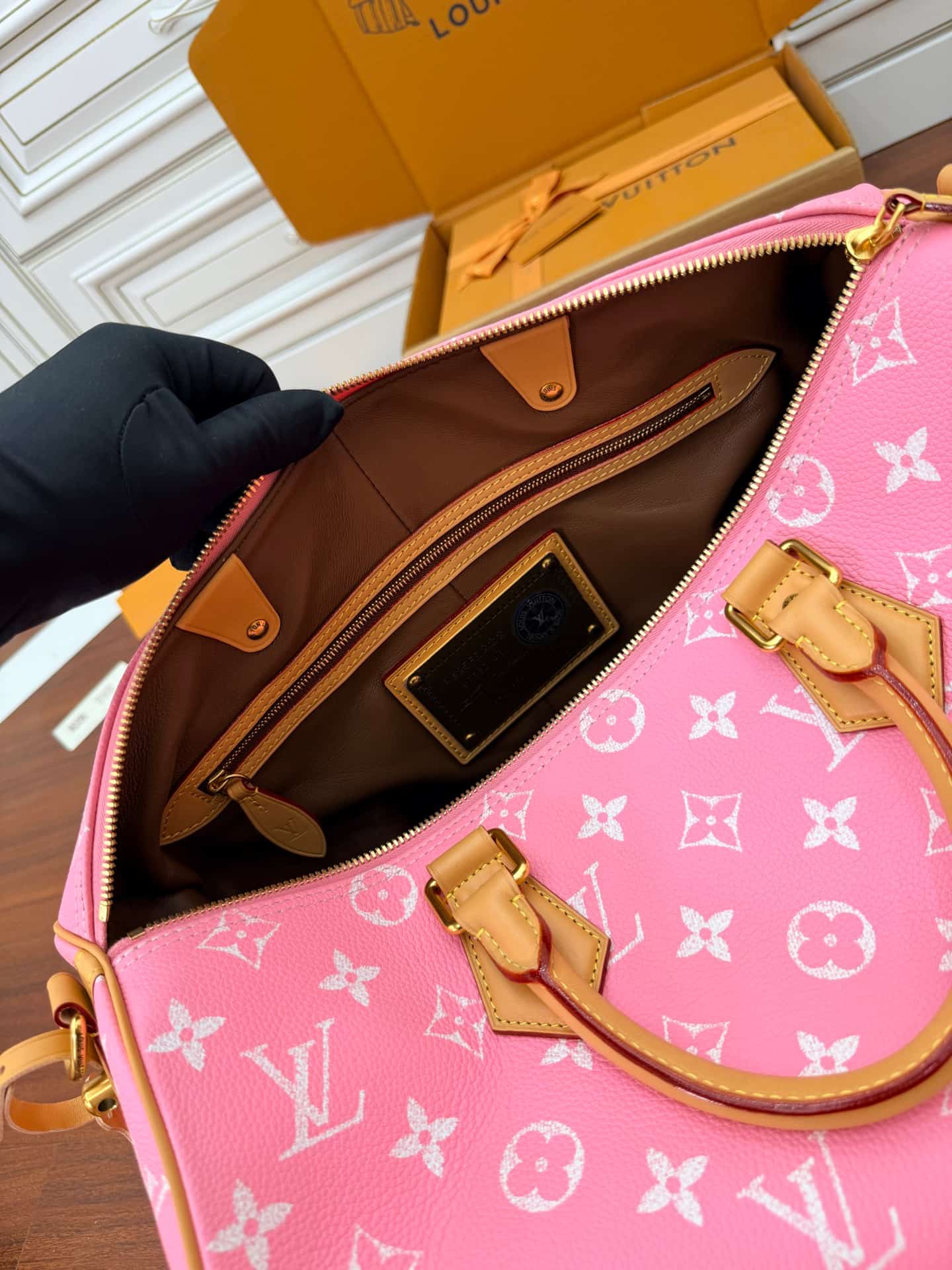 Louis Vuitton Speedy P9 Bandoulière 40 Candy Pink Calf leather M13918 TOP