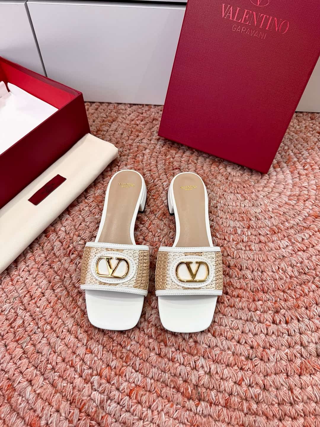 Valentino Garavani VLogo Signature Slide Sandals Women