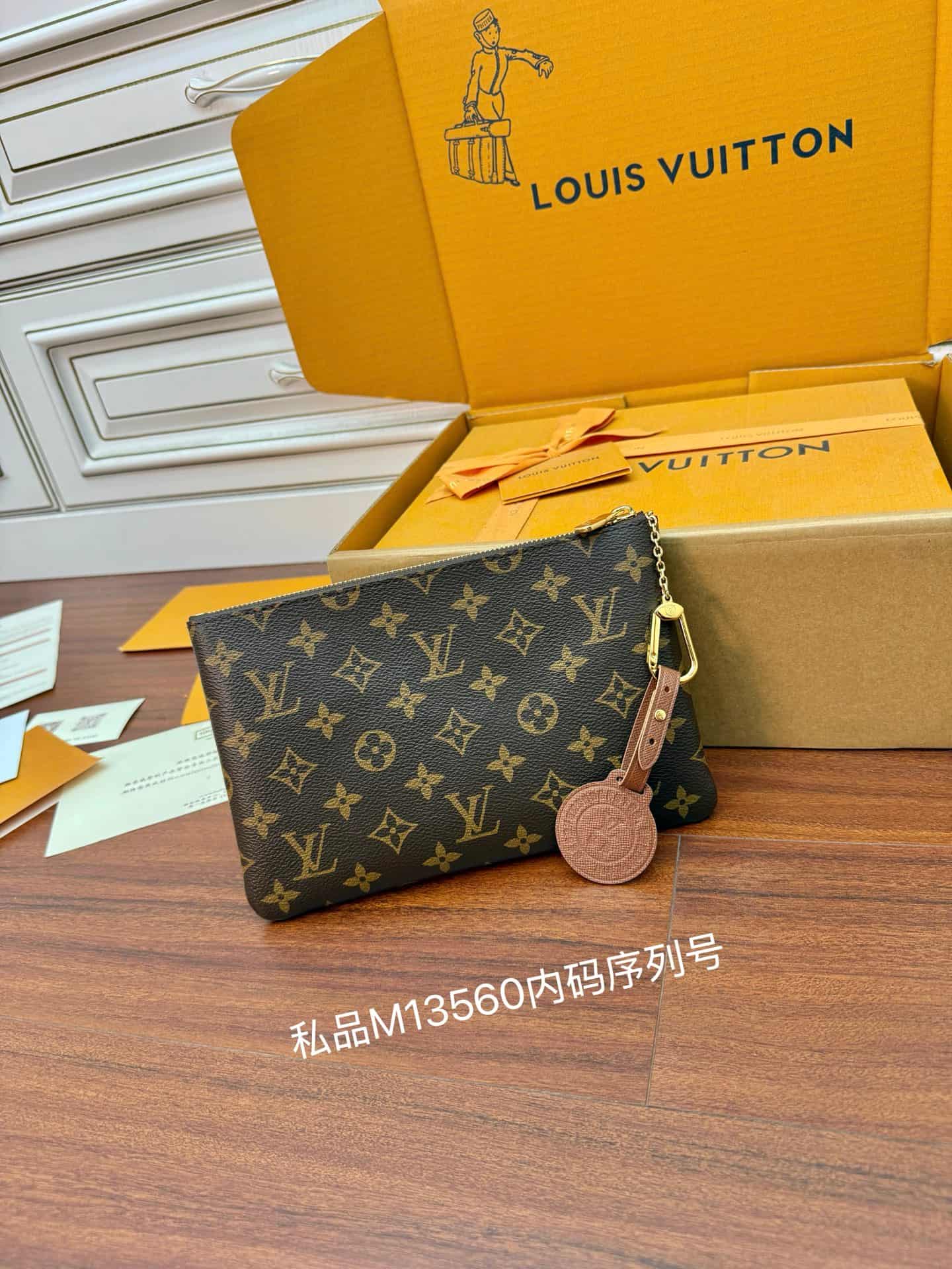 Louis Vuitton Key Pouch M Monogram Coated canvas M13560 TOP