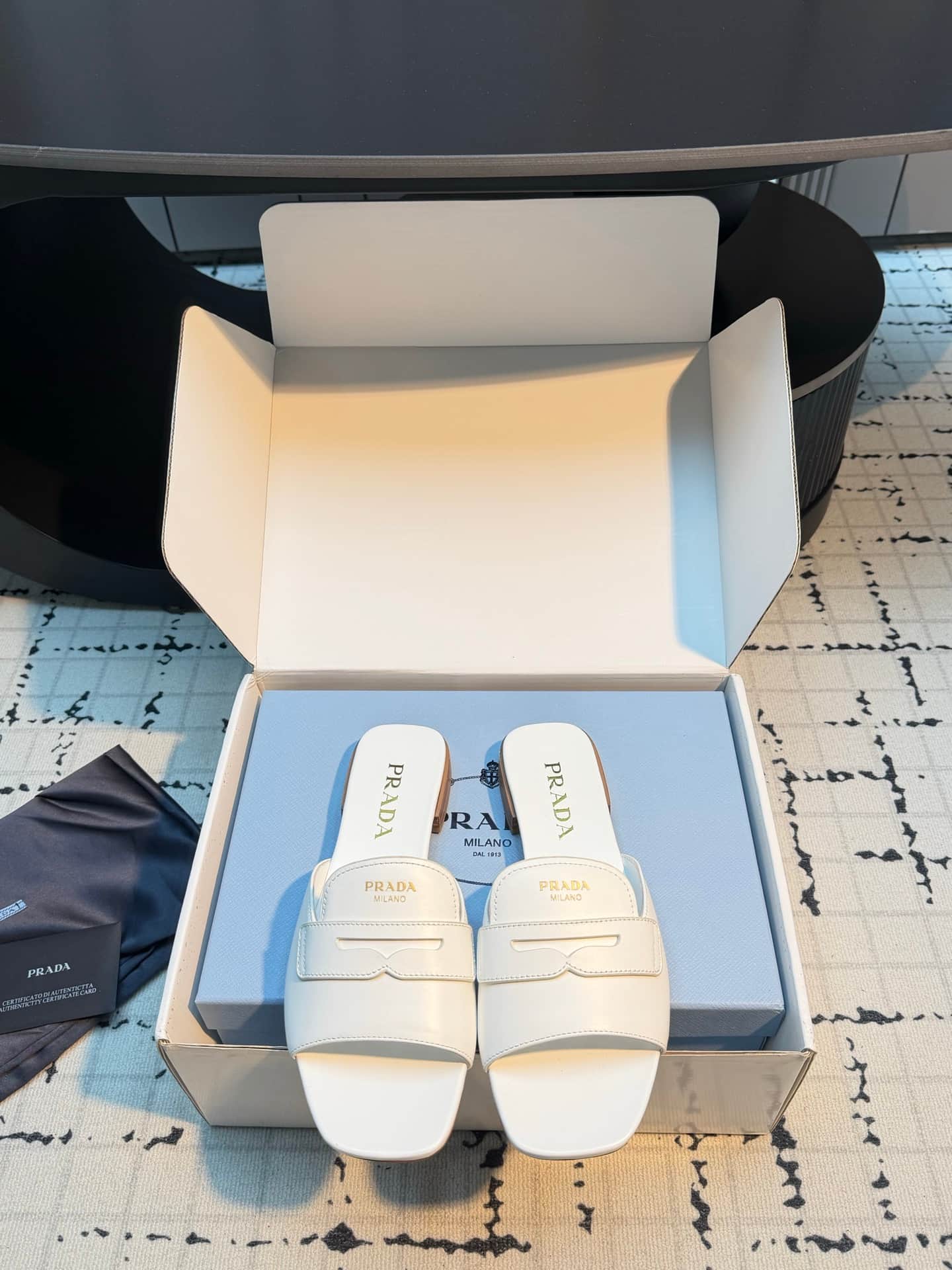 Prada Leather Sandal Shoes Women
