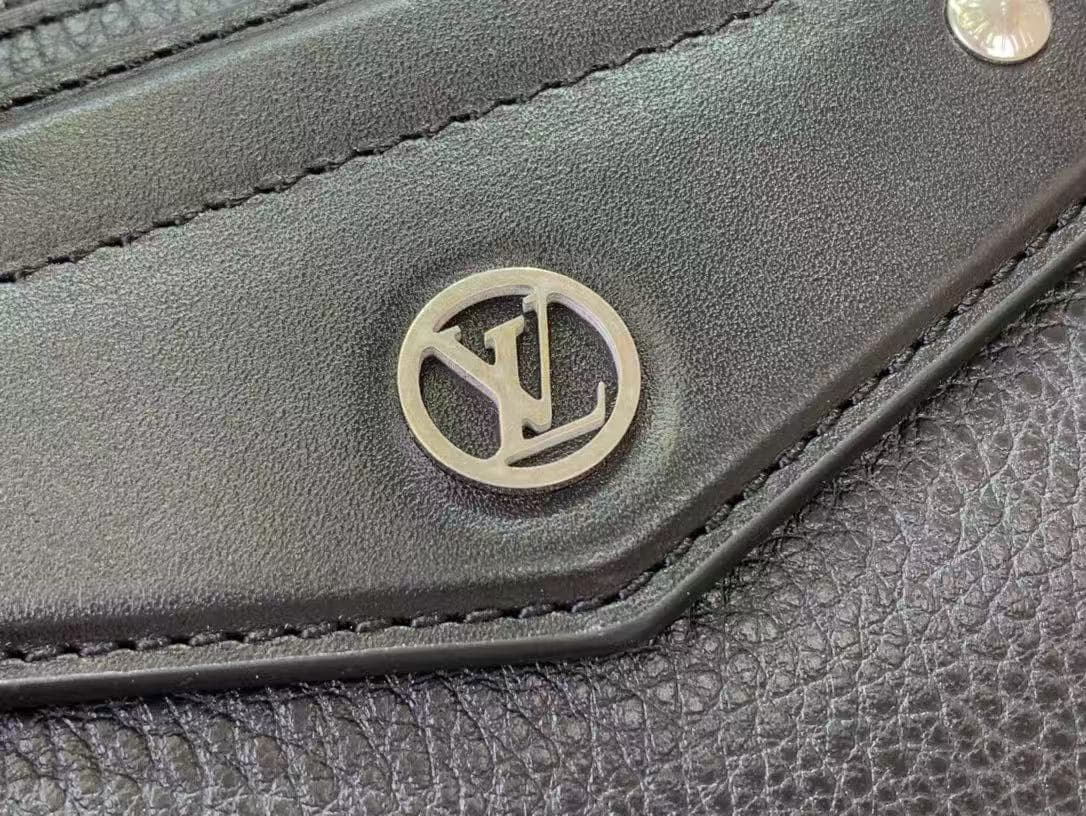Louis Vuitton Nano LV Biker Bag Lambskin M14623 Black High