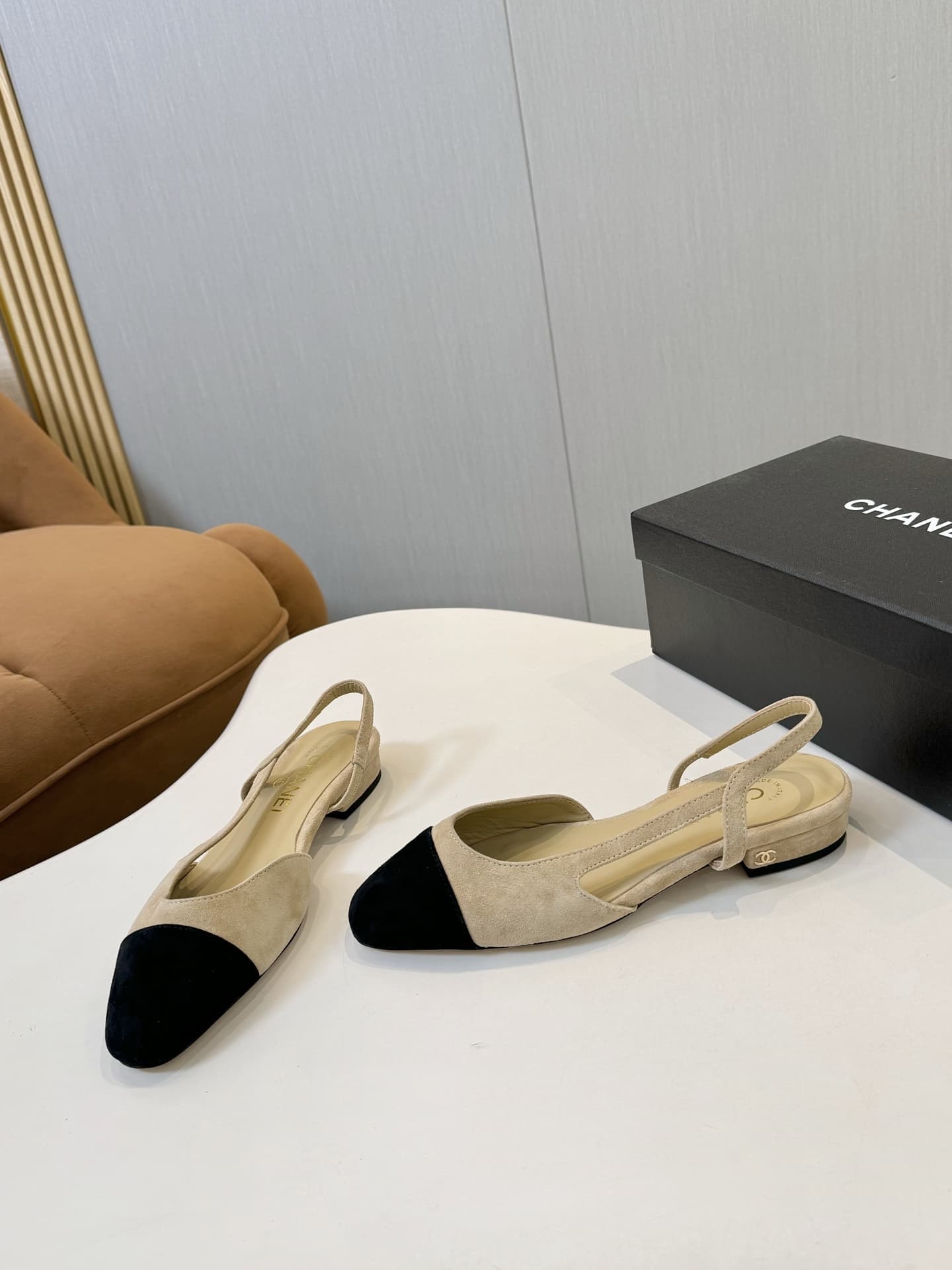 Chanel Slingback Pumps Low Women
