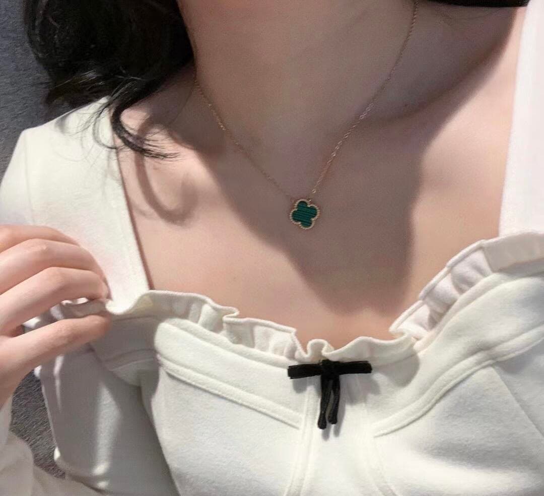 Cleef & Arpels Alhambra Necklaces High-end version V gold plating