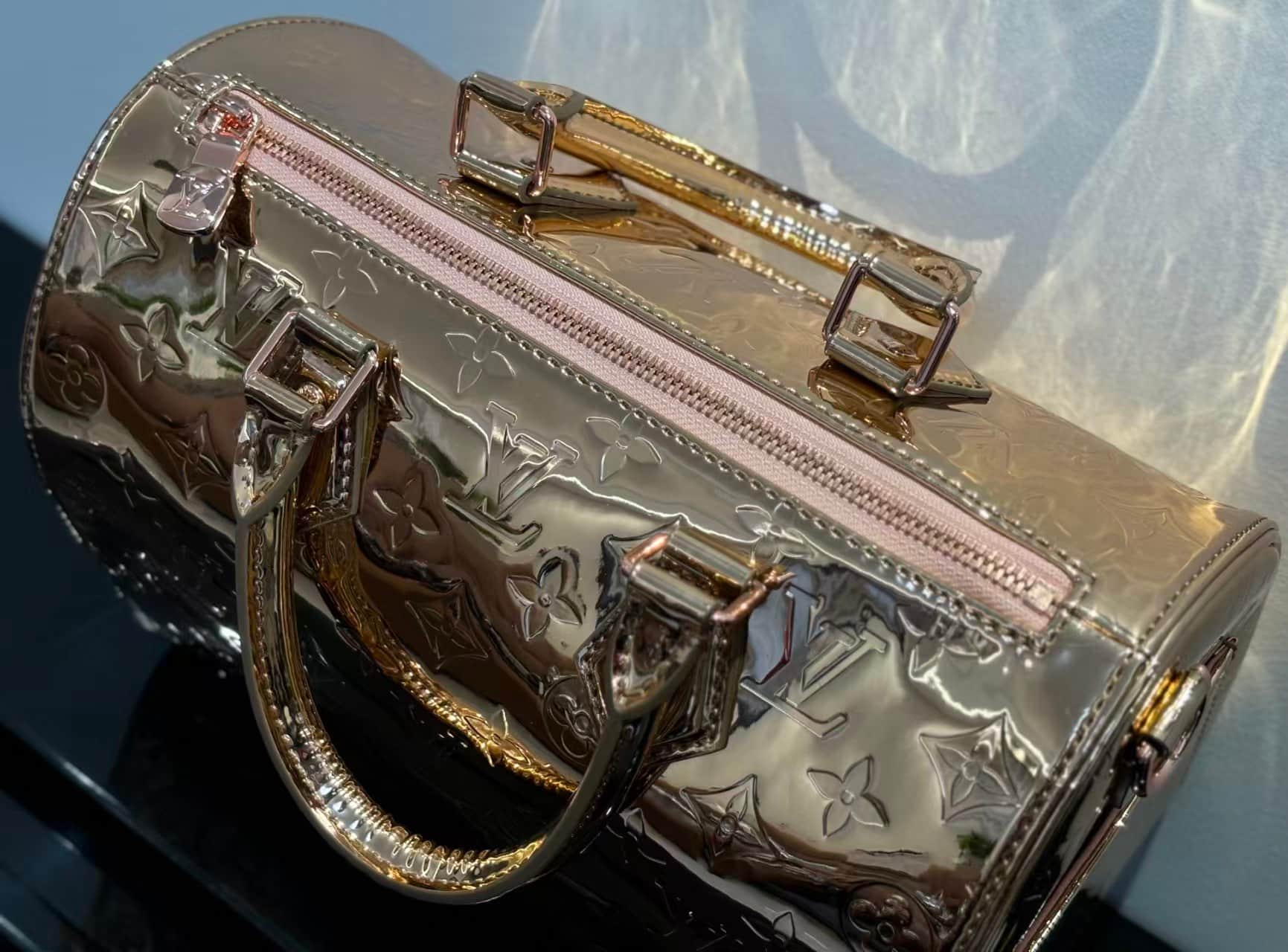 Louis Vuitton Speedy Bandoulière 25 copper Monogram Miroir canvas M26497 High