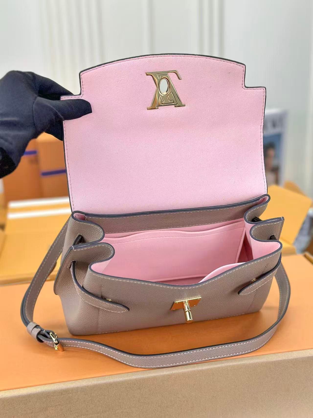 Louis Vuitton LOCKME EVER BB Grey High