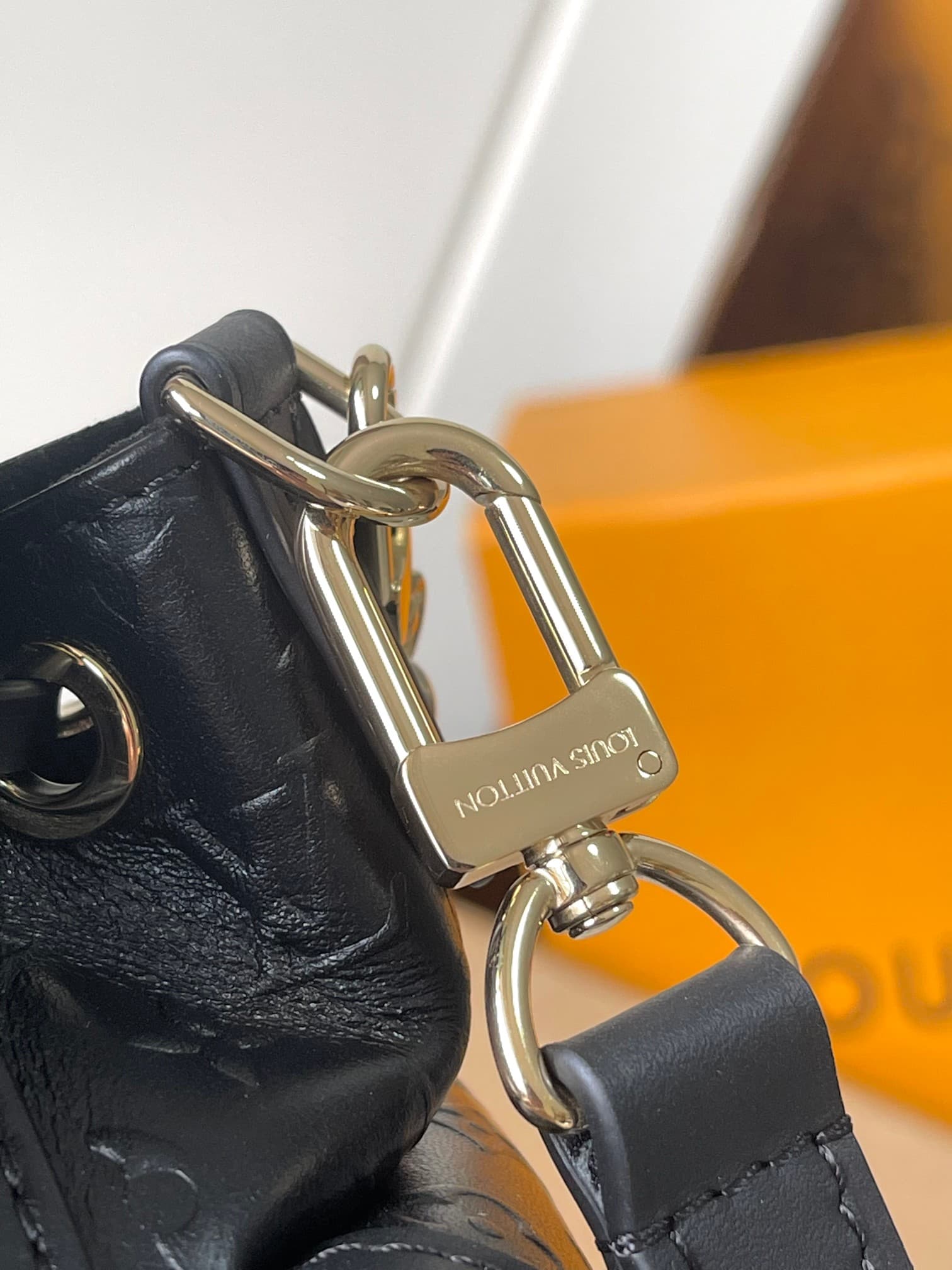 Louis Vuitton Odyssée Black Calfskin leather M25554 TOP