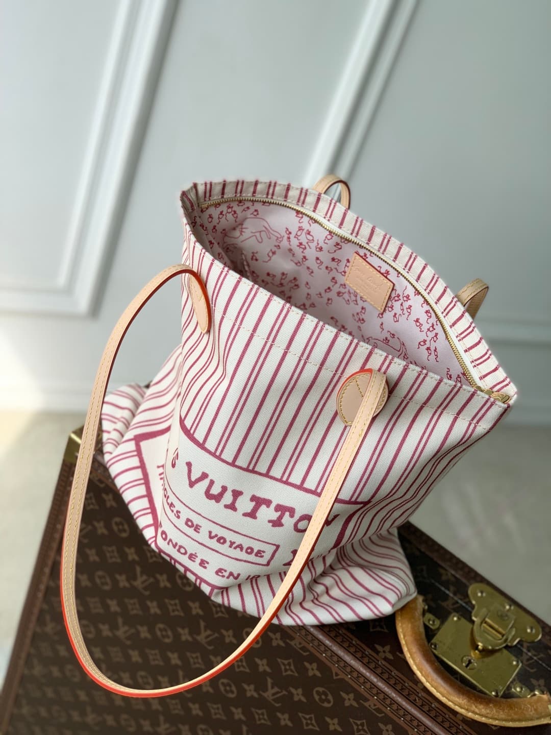 Louis Vuitton Carry It tote bag x Grace Coddington cotton canvas M15121 High