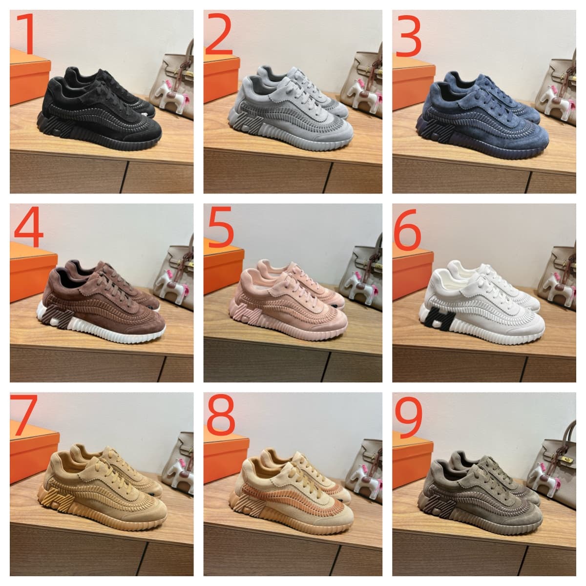 Hermes Bouncing Sneaker Shoes Men Women