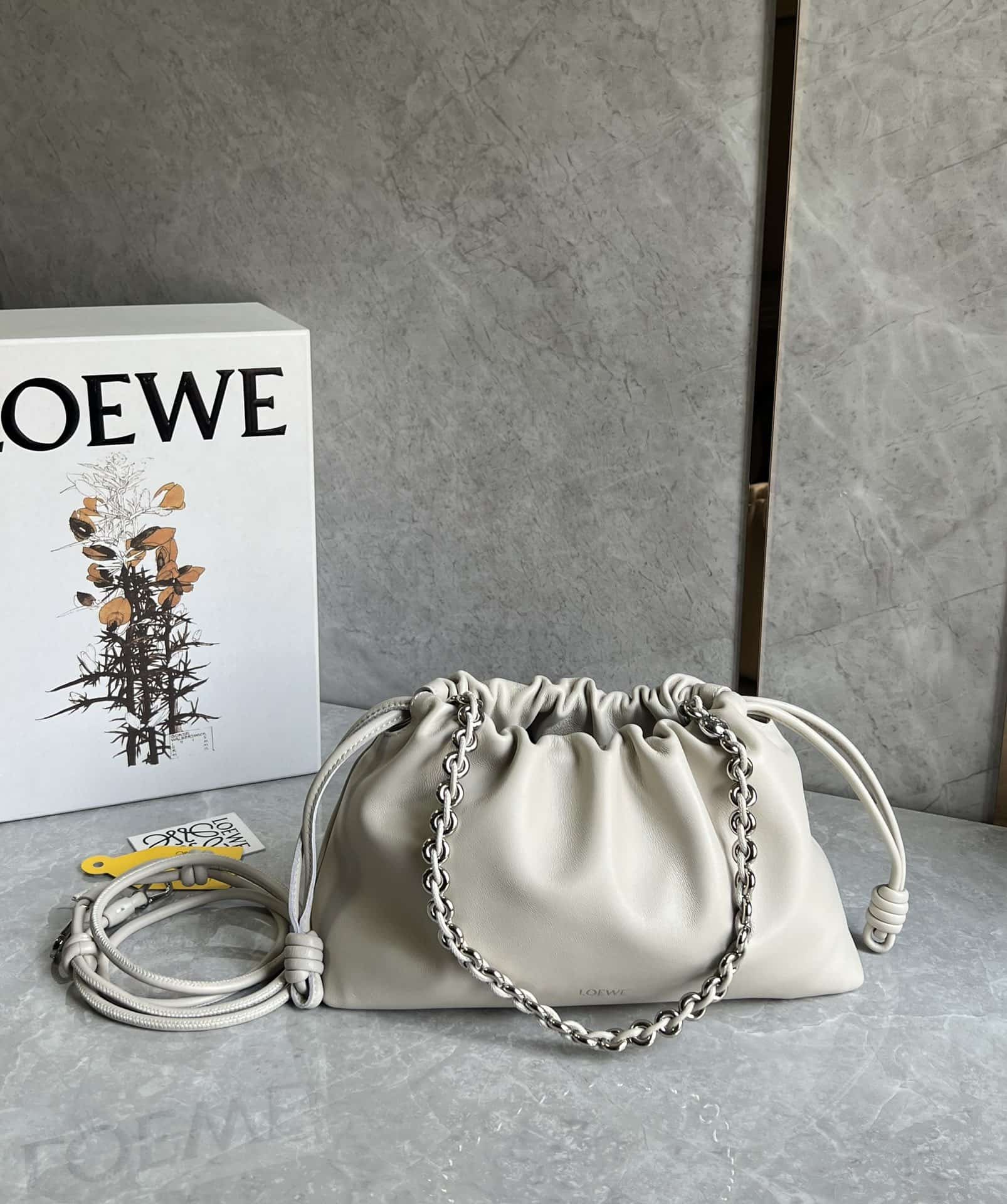 Flamenco purse Medium in mellow nappa lambskin High