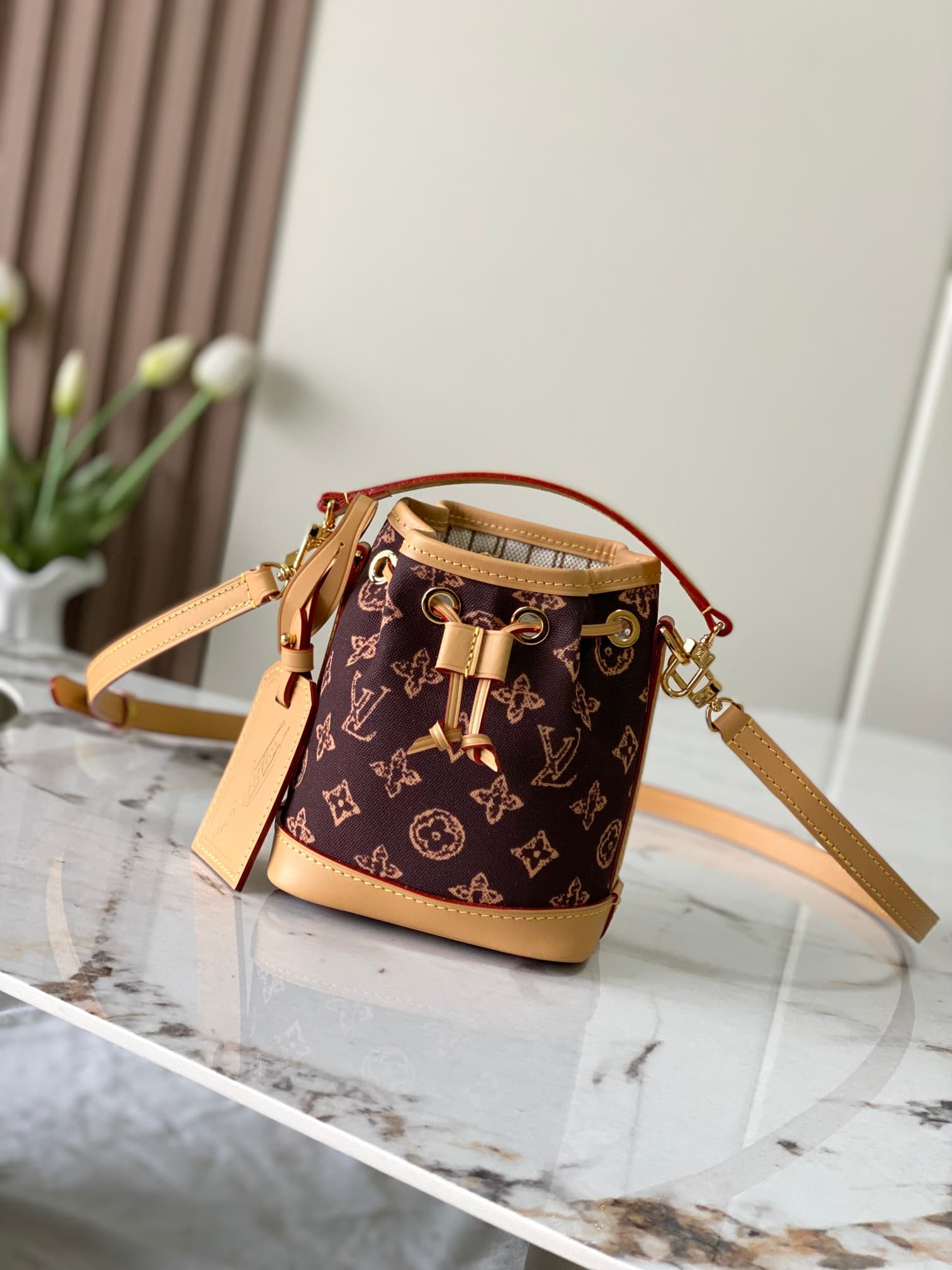 Louis Vuitton Nano Noé Monogram Origine Ebene M27699 High