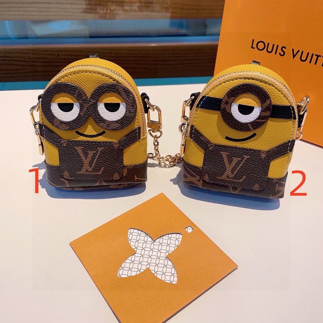 Louis Vuitton-themed Minion coin purse