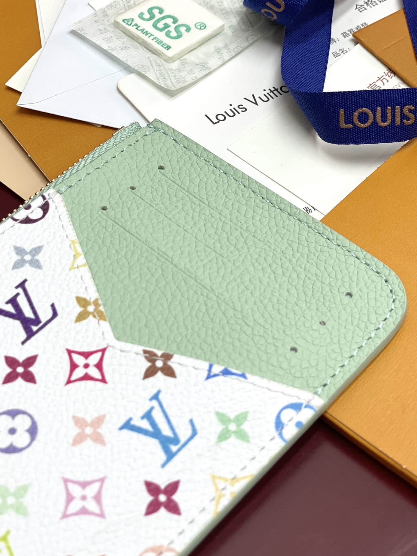 Louis Vuitton x Murakami Romy Card Holder Monogram Empreinte Leather M14171 High