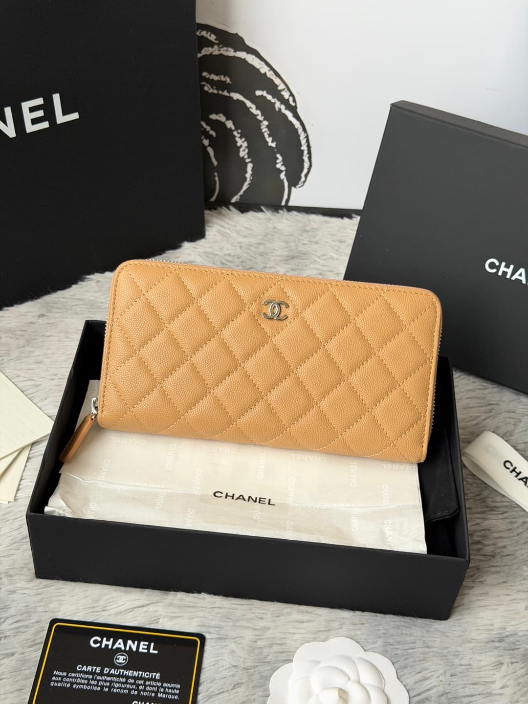 Chanel Classic Long Zipped Wallet A