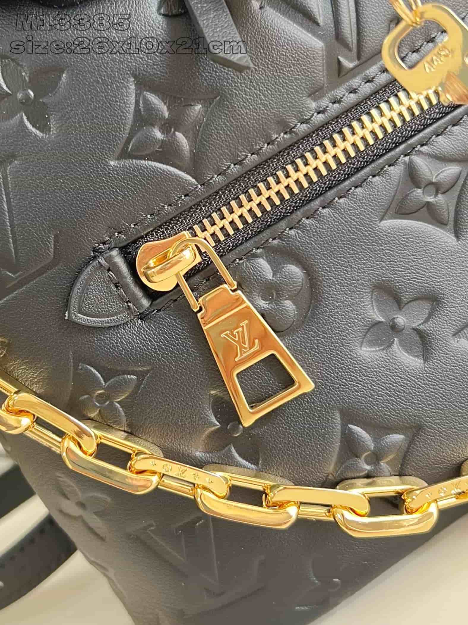 Louis Vuitton Coussin Backpack PM Monogram embossed Lambskin M13357 High