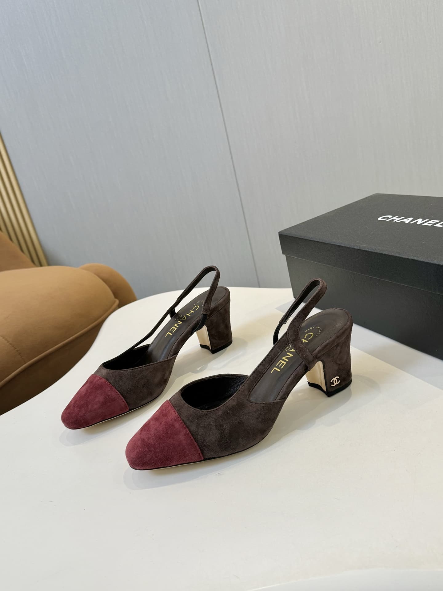 Chanel Slingback Pumps Medium Women