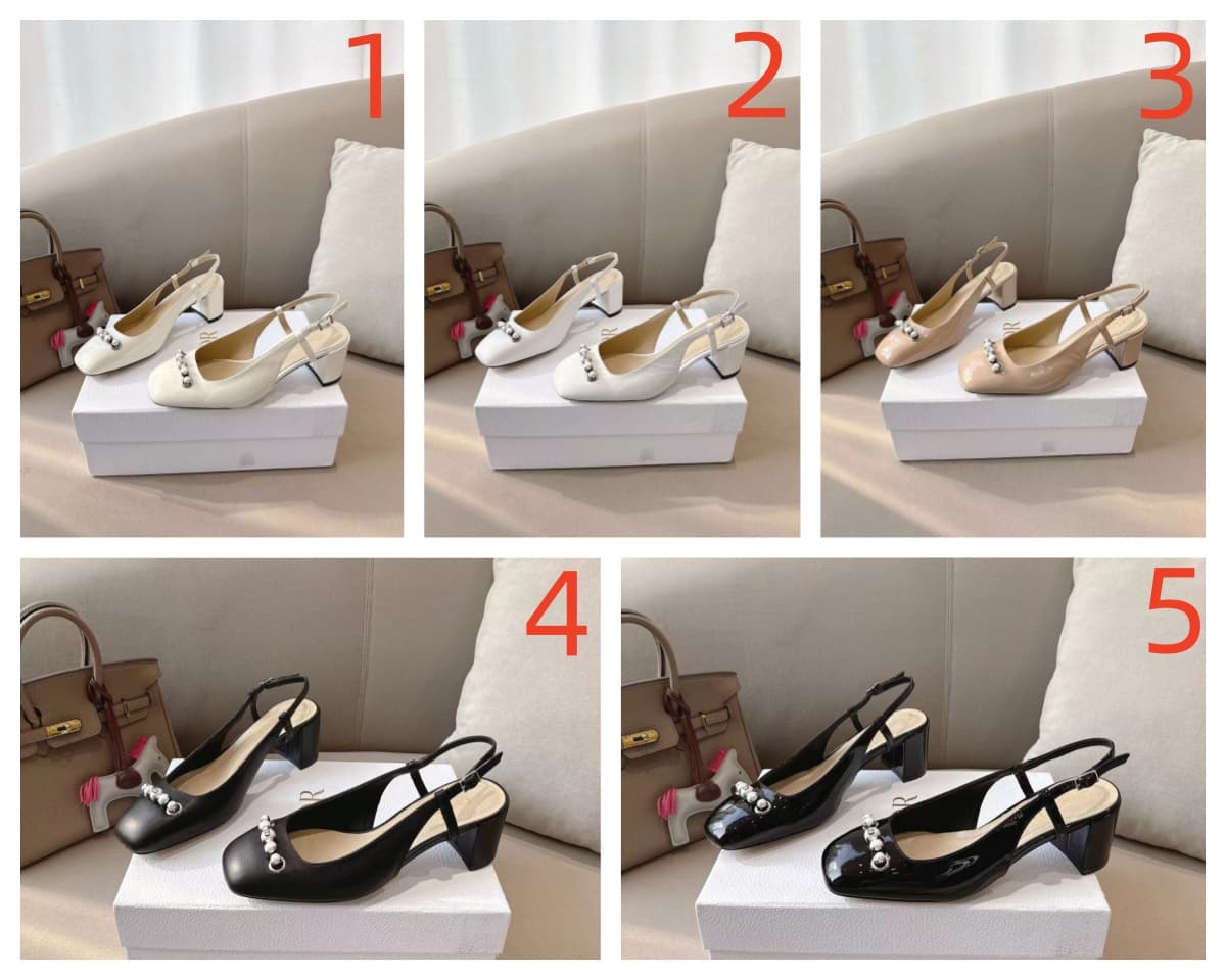 Dior Paris Slingback Pump Shoes Women