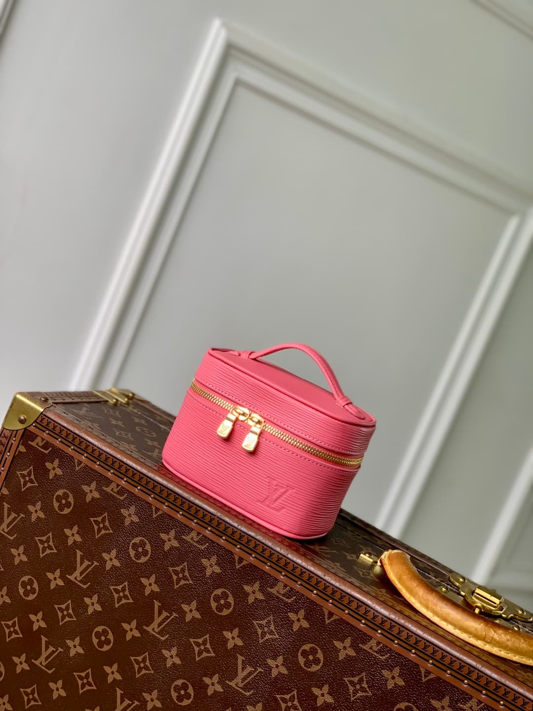Louis Vuitton Nice Nano Epi grained leather Tender M25857 Bliss Pink High