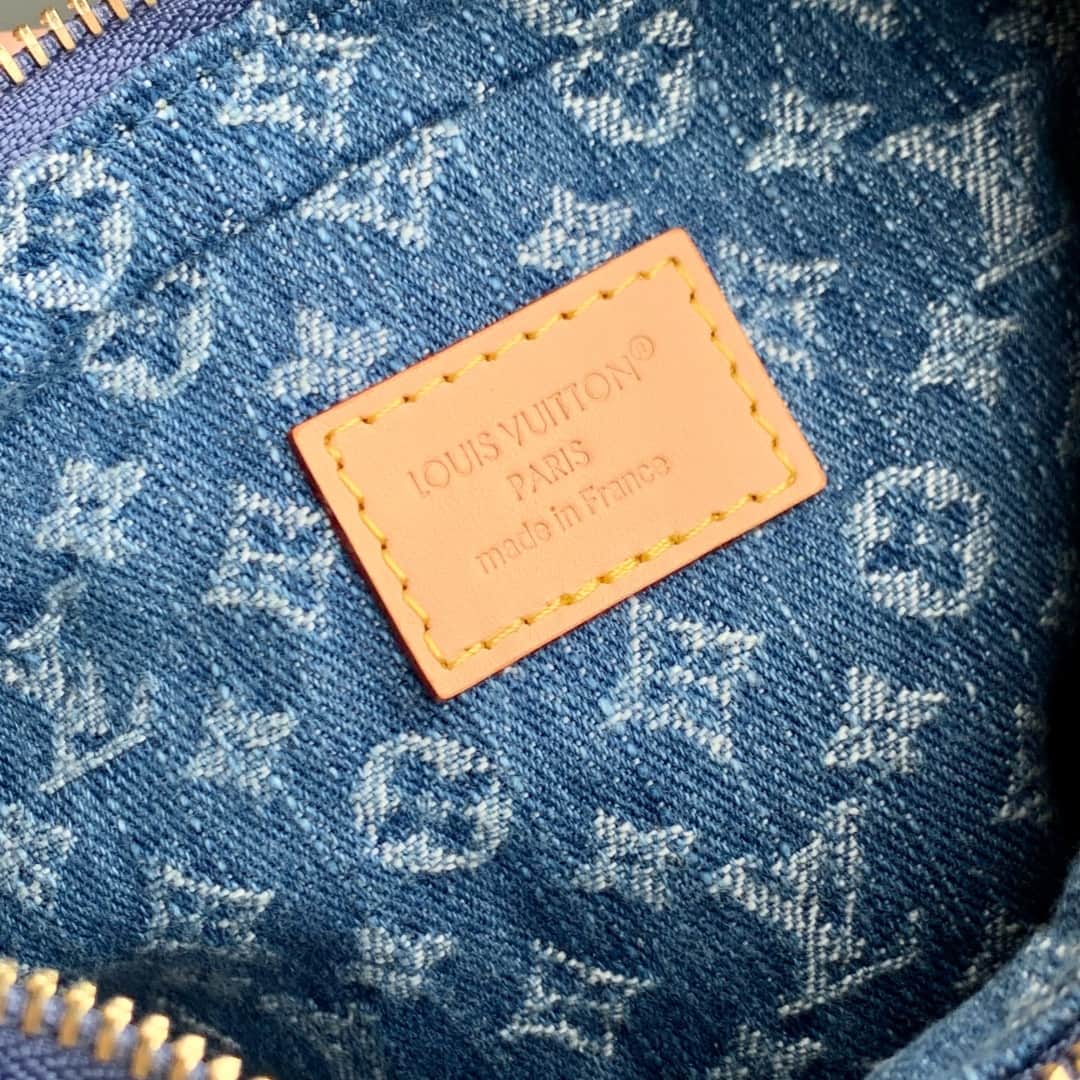 Louis Vuitton Pochette Valley Monogram Denim Blue M13571 High