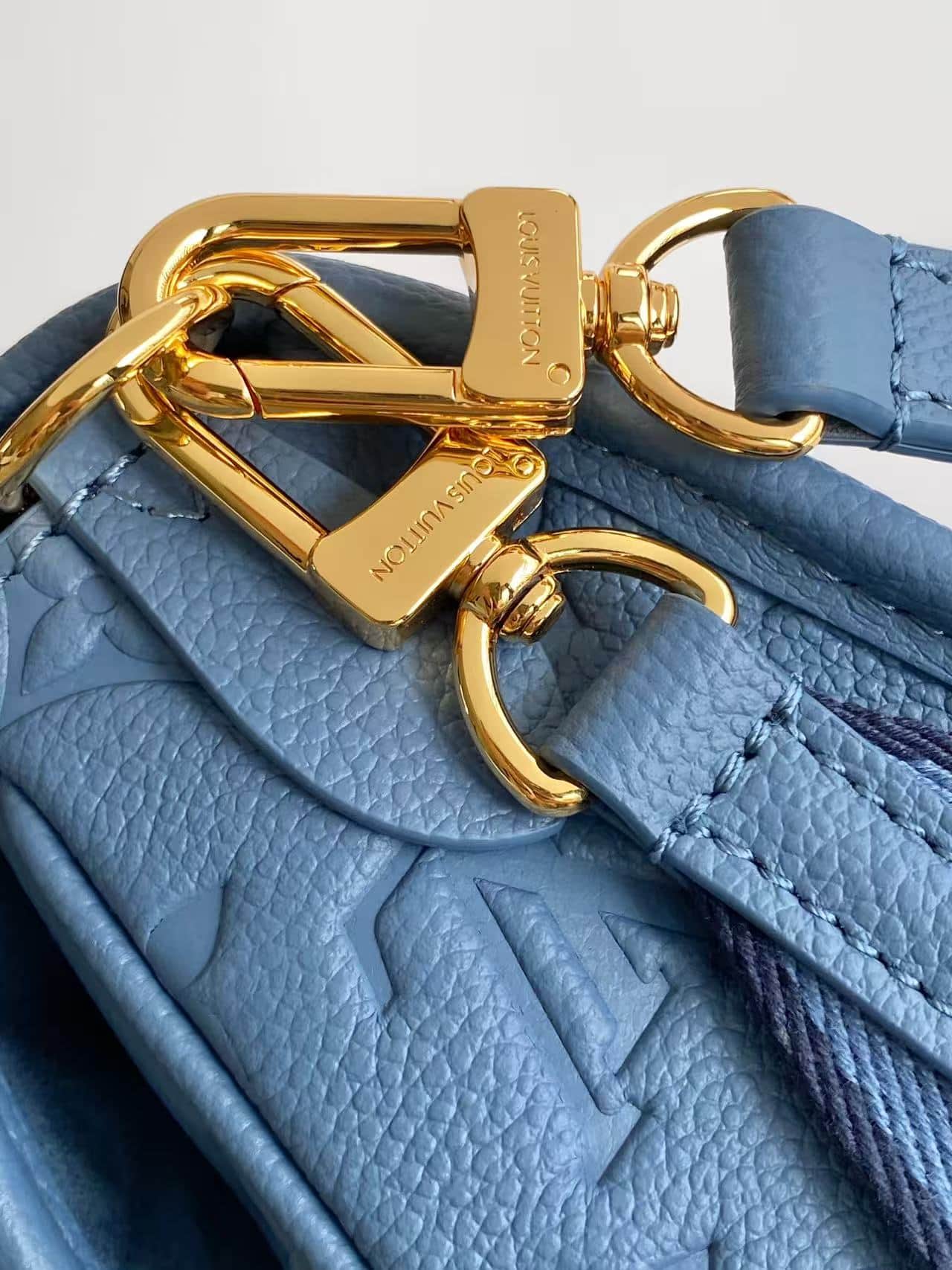 Louis Vuitton Diane Blue Jean Cowhide leather M27362 High
