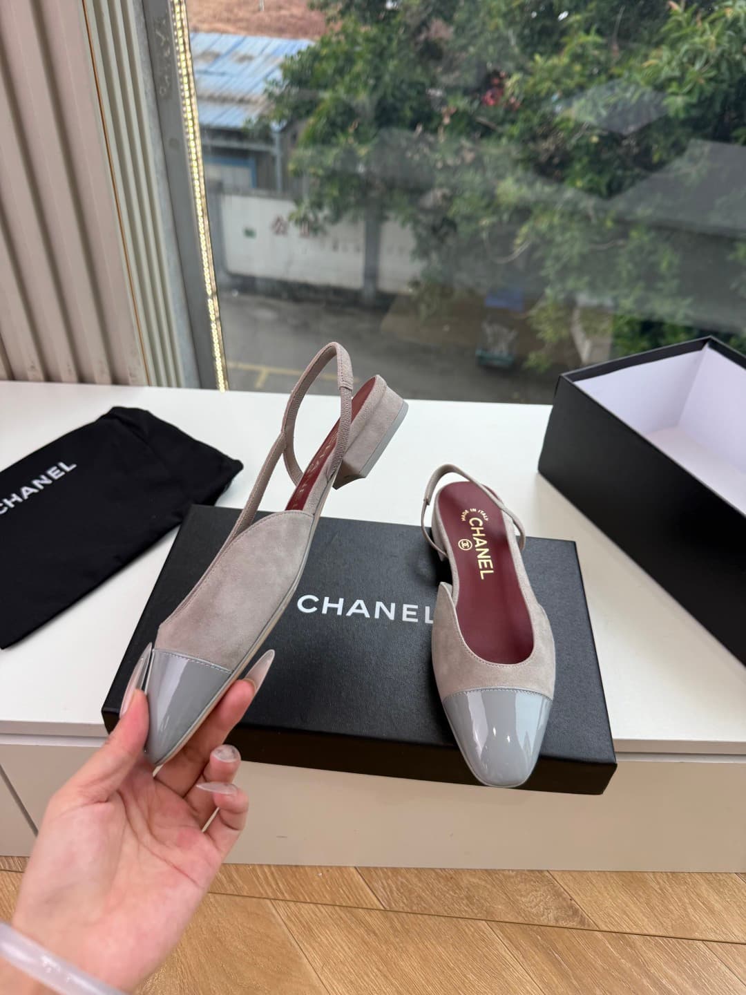Chanel Slingback Flats Women