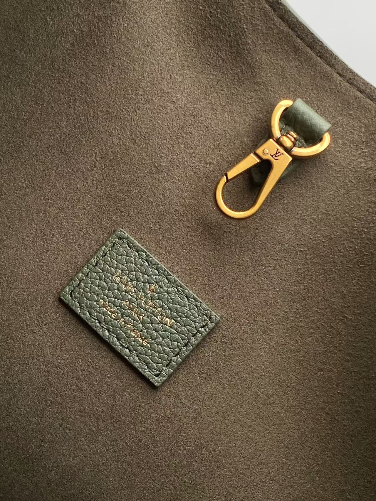 Louis Vuitton Low Key Hobo MM Dark Fango Grained calfskin and suede M29144 High