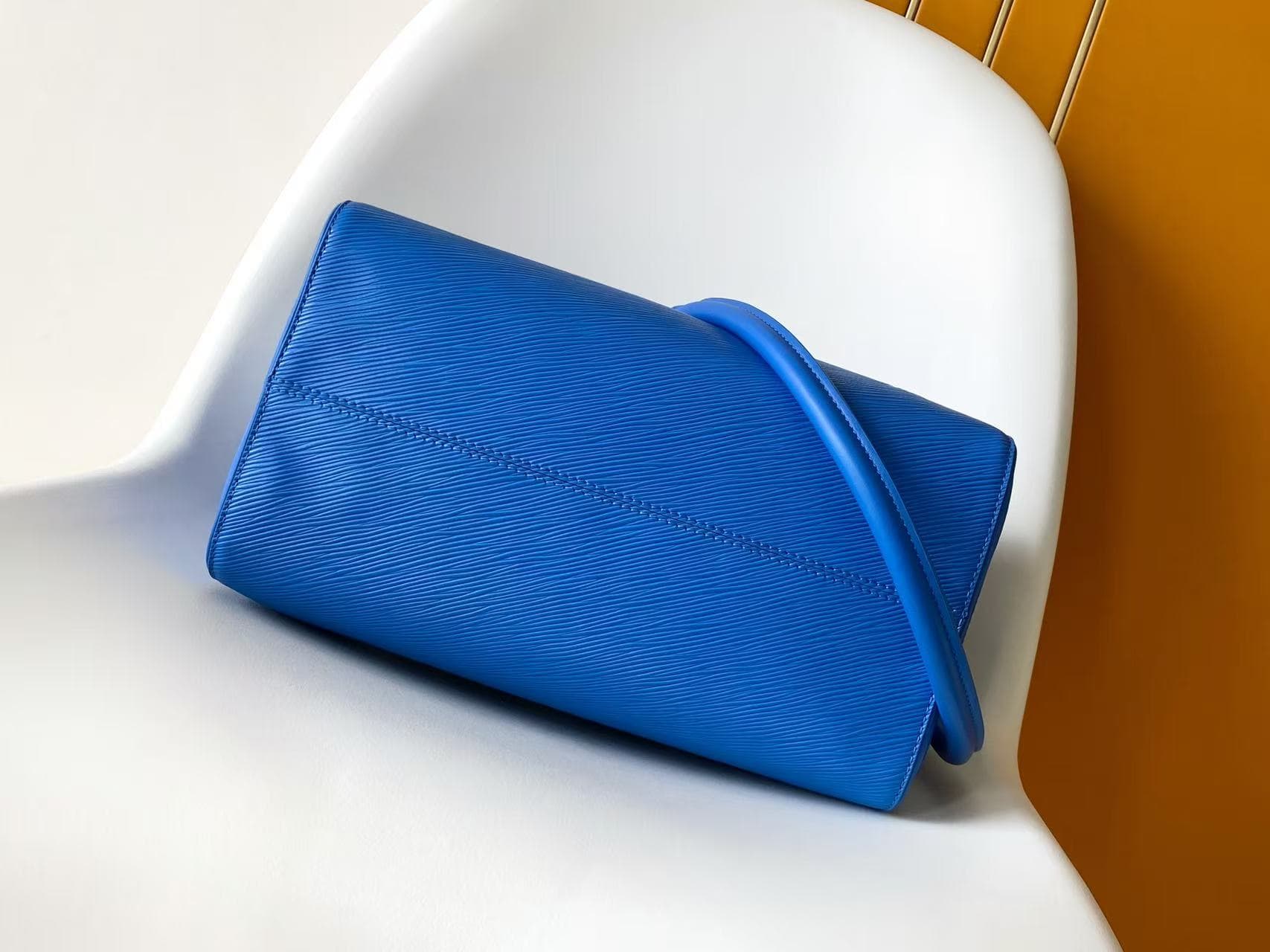 Louis Vuitton Speedy Soft 30 Ocean Blue Cowhide leather M29096 High