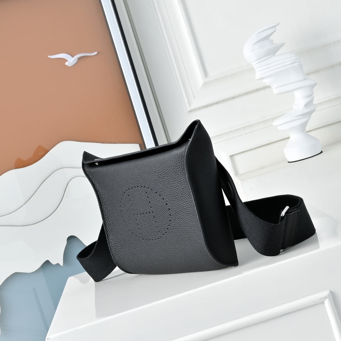 Hermès Videpoches Bag Togo Leather In Black WAX High