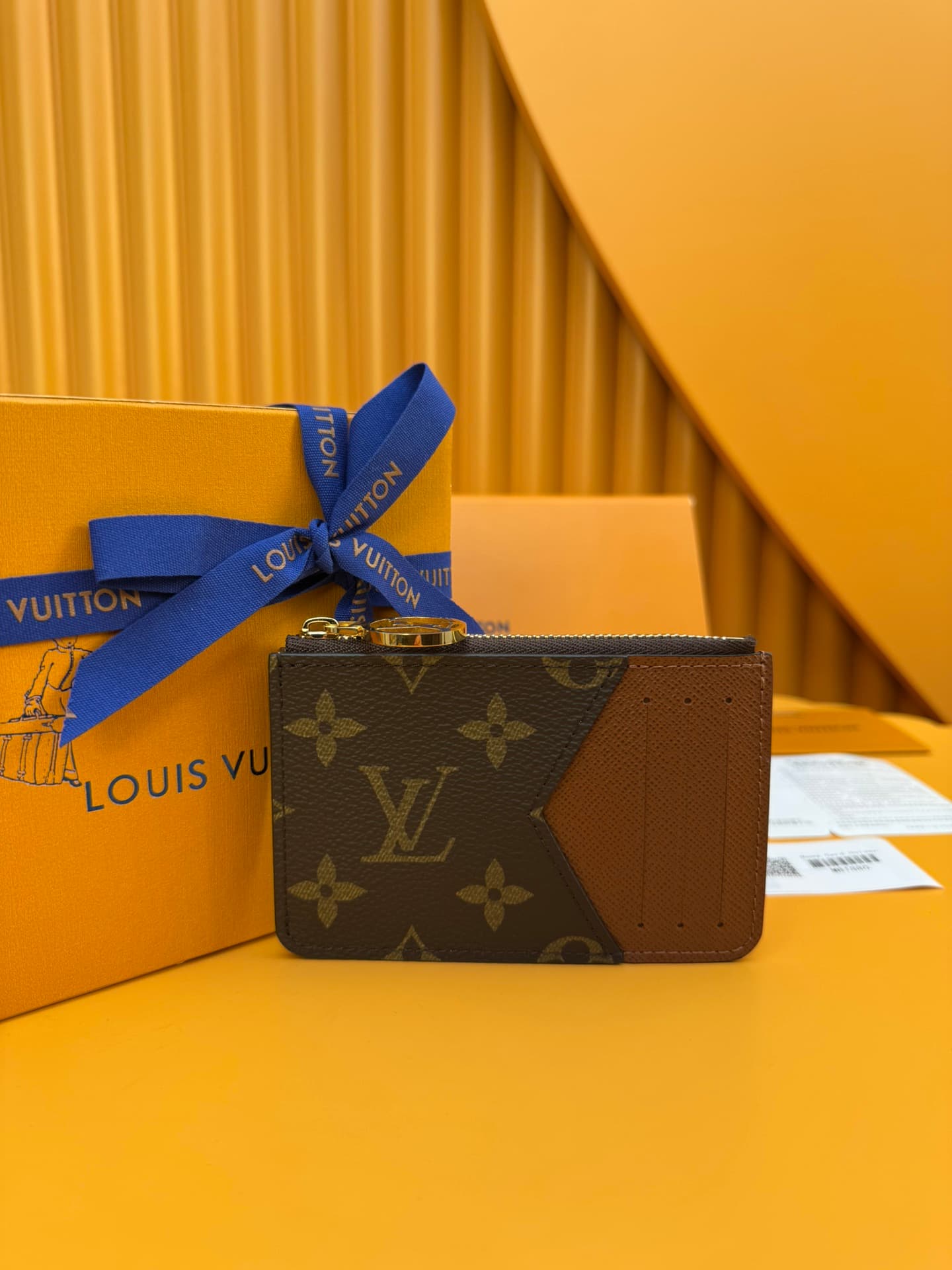 Louis Vuitton Romy Card Holder Monogram coated canvas M81881 Brown High