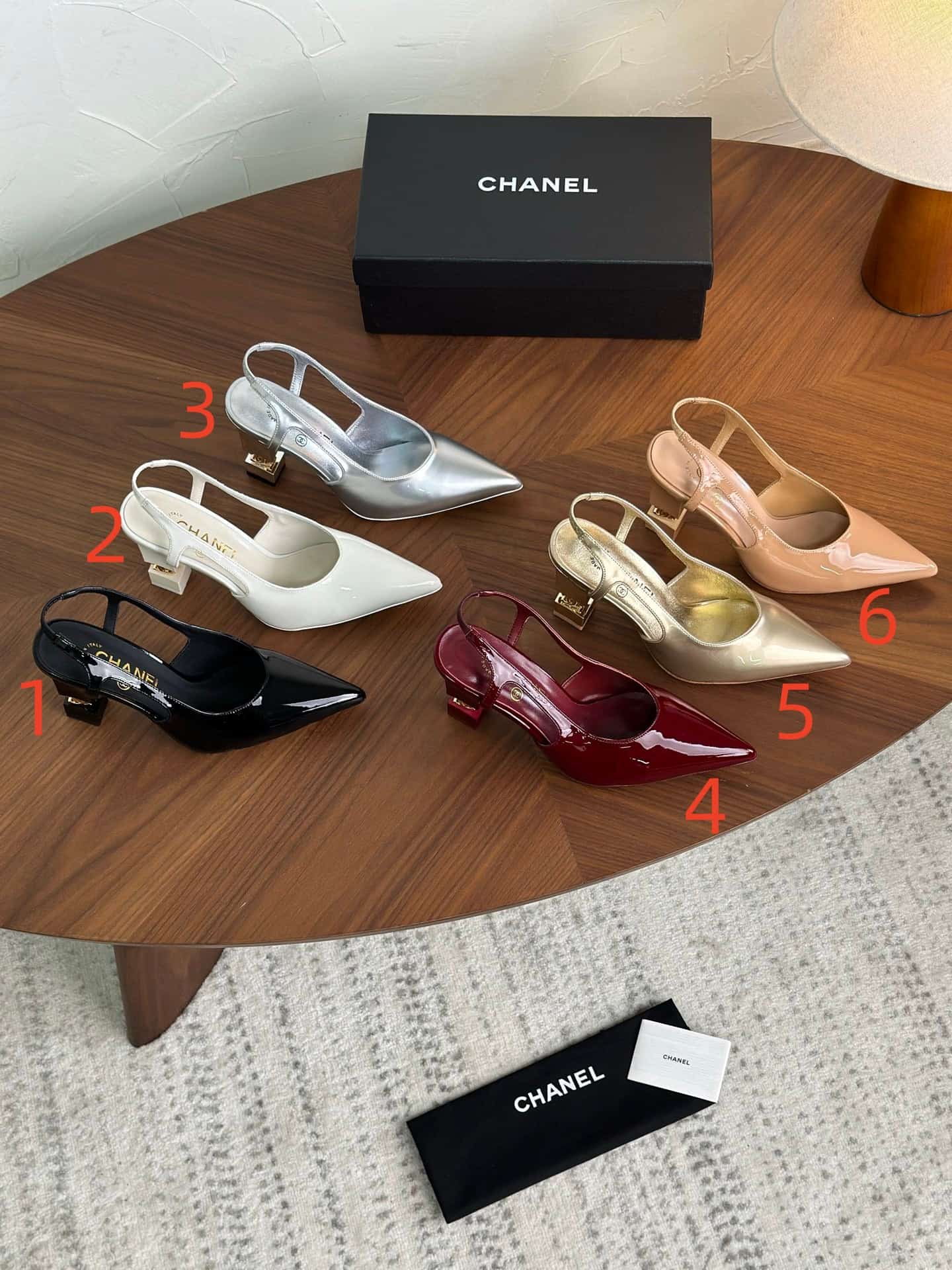 Chanel Slingback Pumps Women Shoes