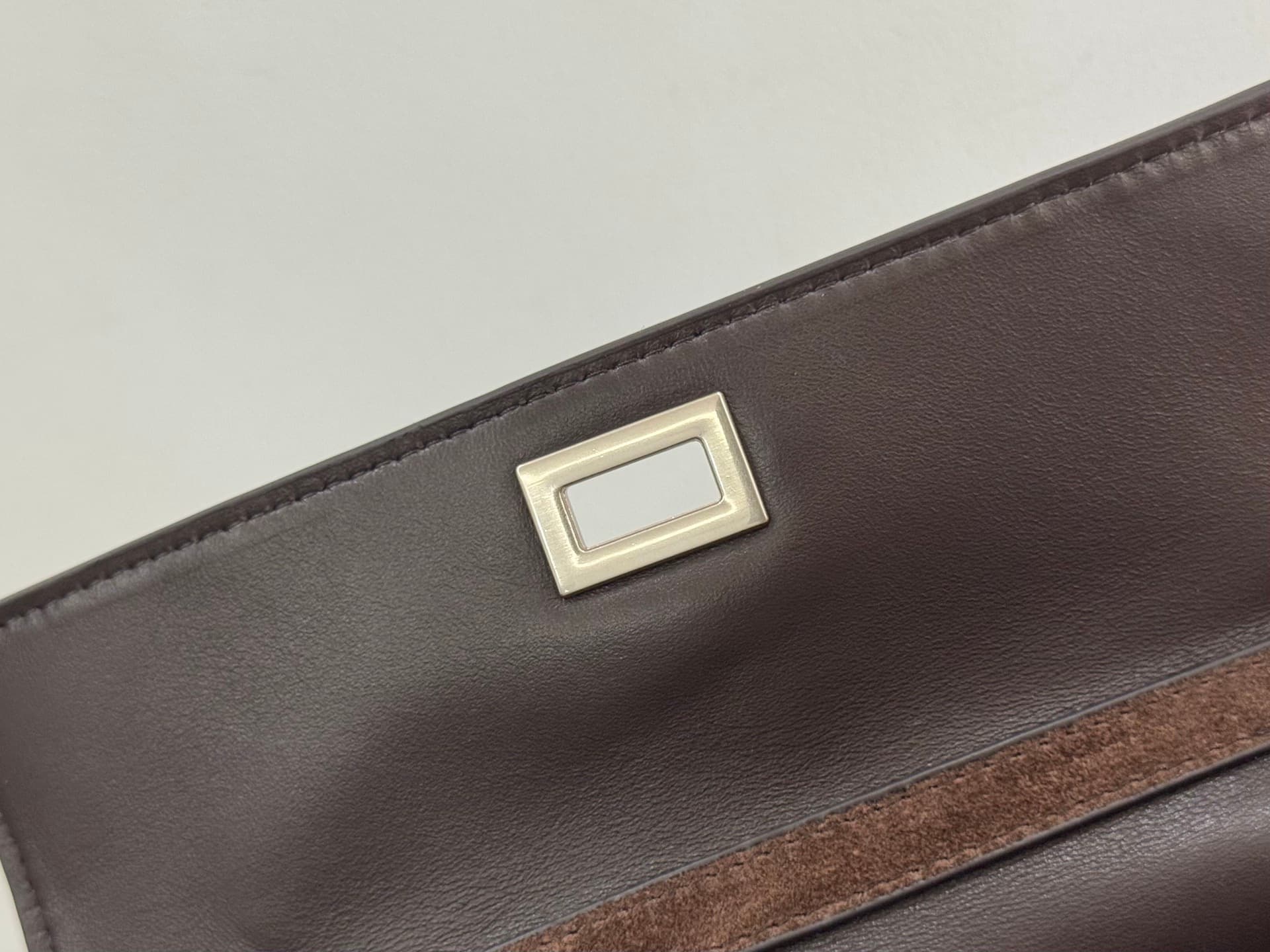 Balenciaga Rodeo Mini Bag in Light Espresso Waxed Suede Calfskin With Silver-Tone Metal TOP