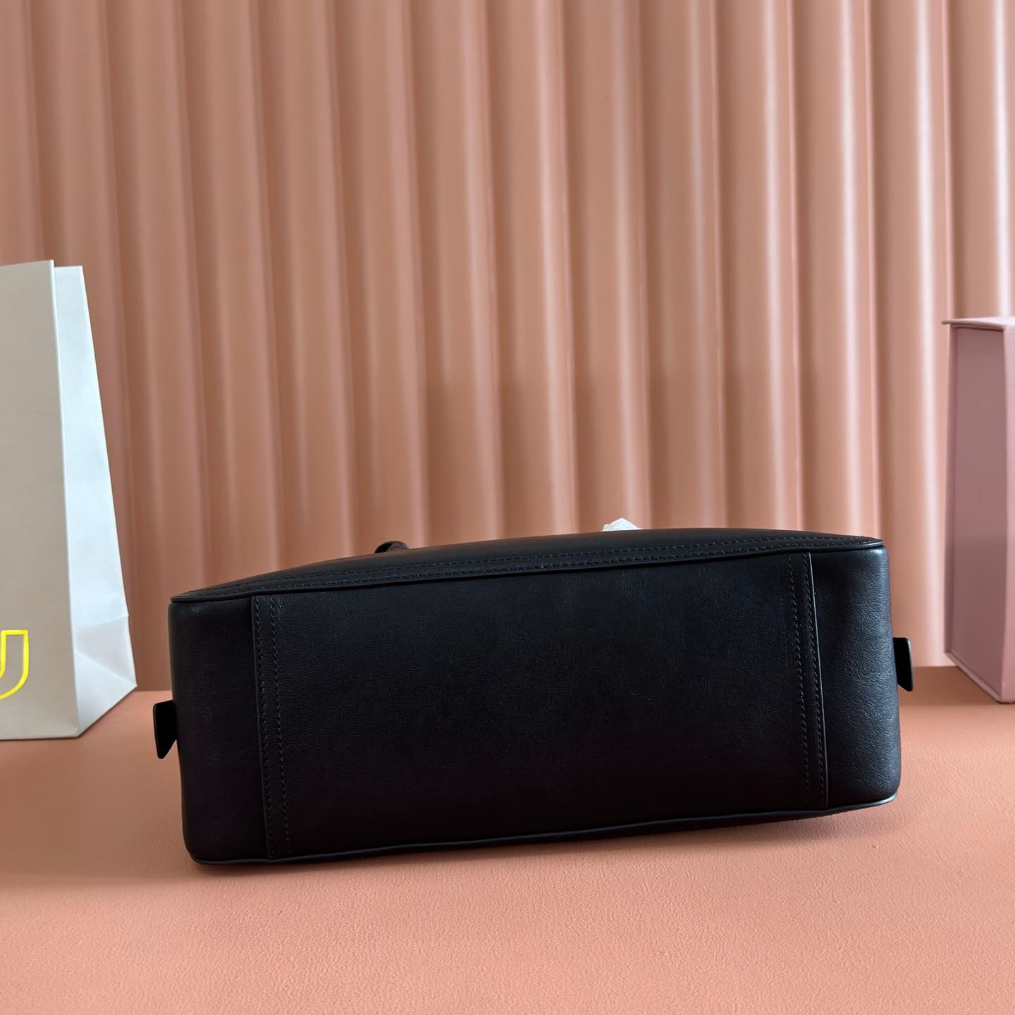 Miu Miu Vivant nappa leather bag Black 5bb199 TOP