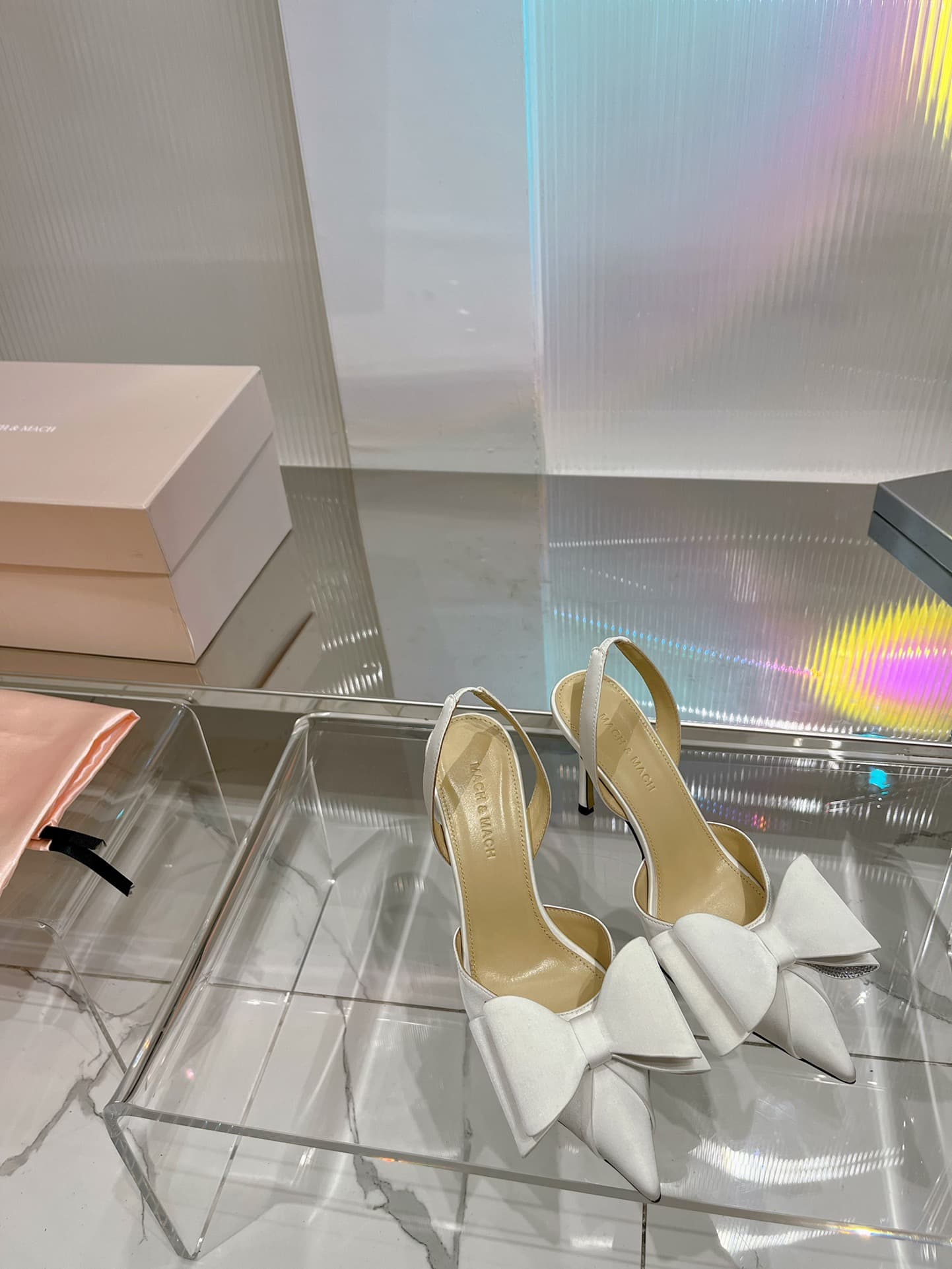 Mach Mach Le Cadeau Satin Slingbacks shoes Women