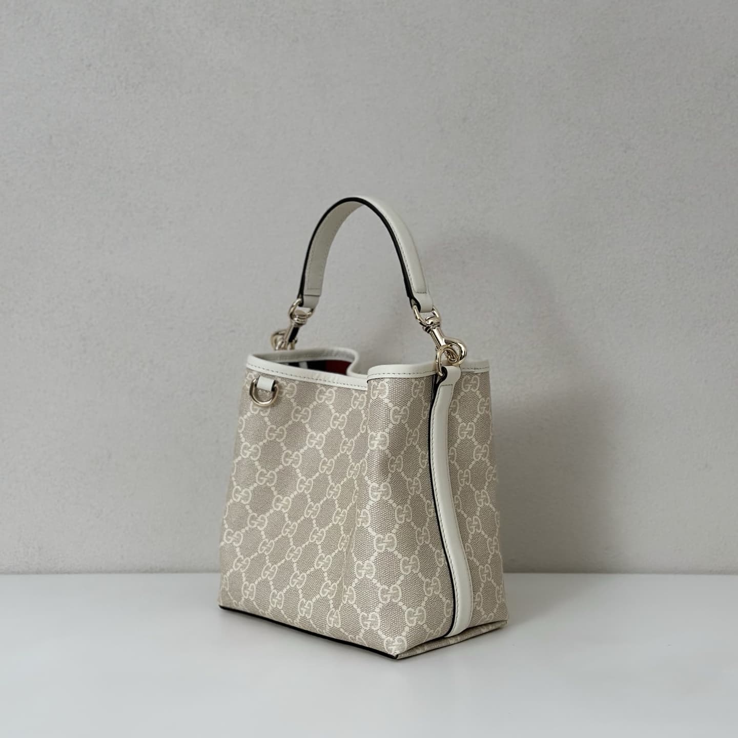 Gucci GG Emblem small bucket bag 815118 High