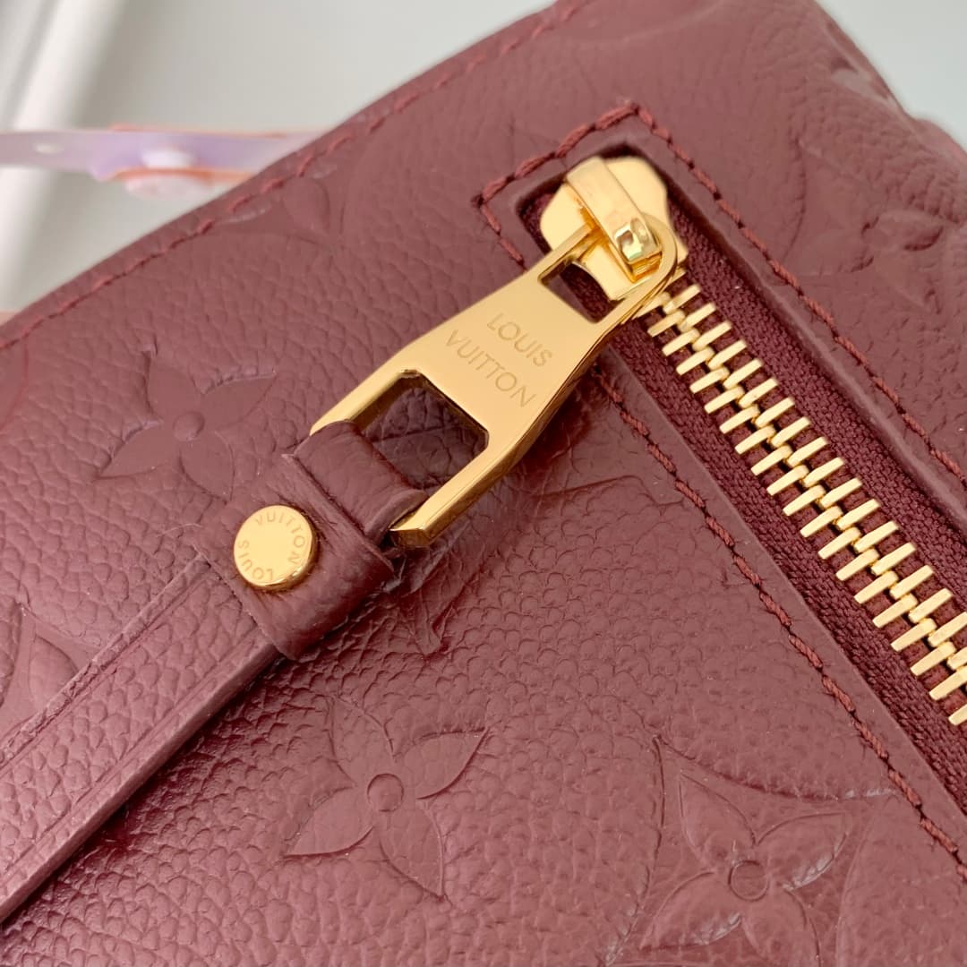 Louis Vuitton POCHETTE METIS Bag Monogram Empreinte M41487 Wine Red High