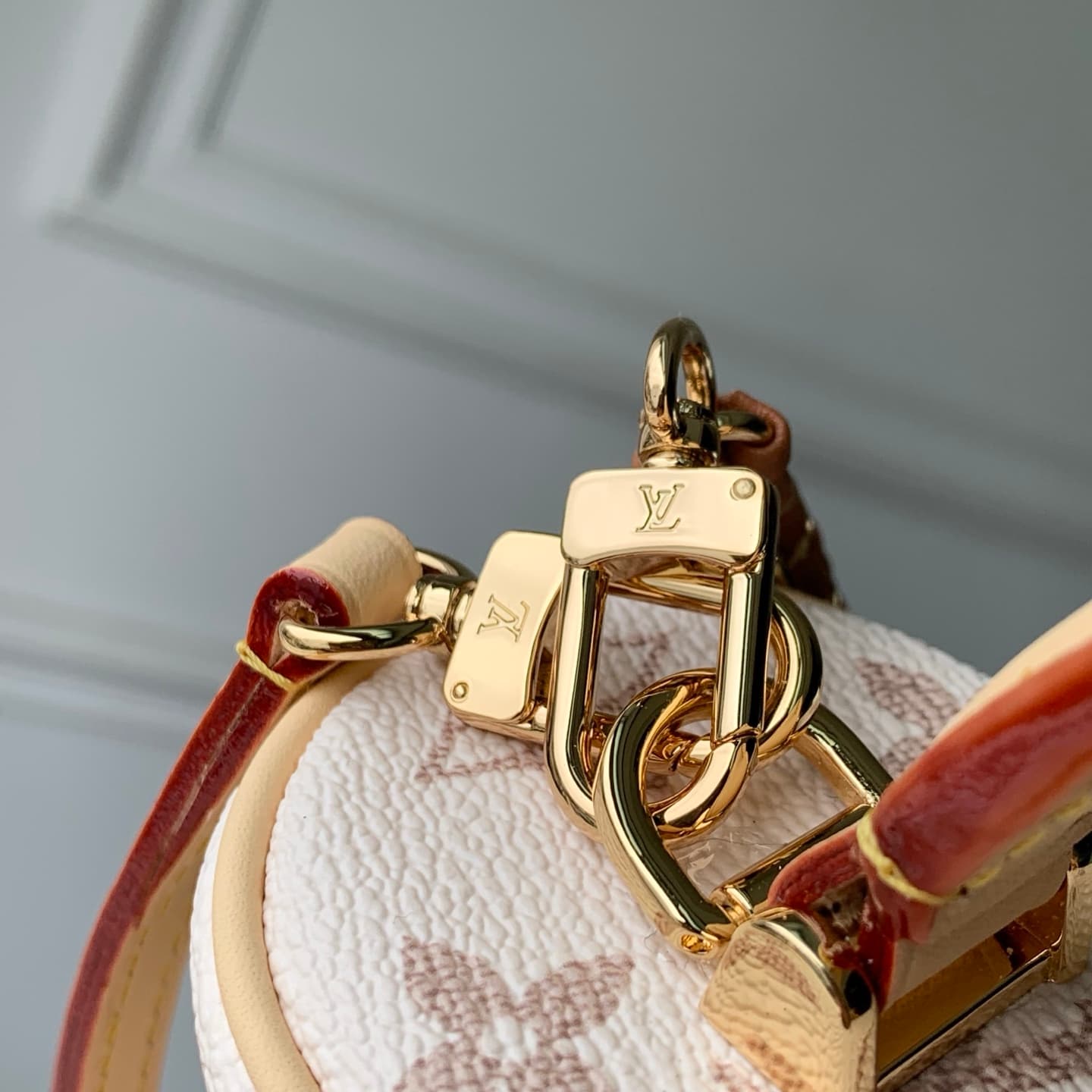 Louis Vuitton Vanity Chain Pouch Monogram Dune Coated canvas M29782 High