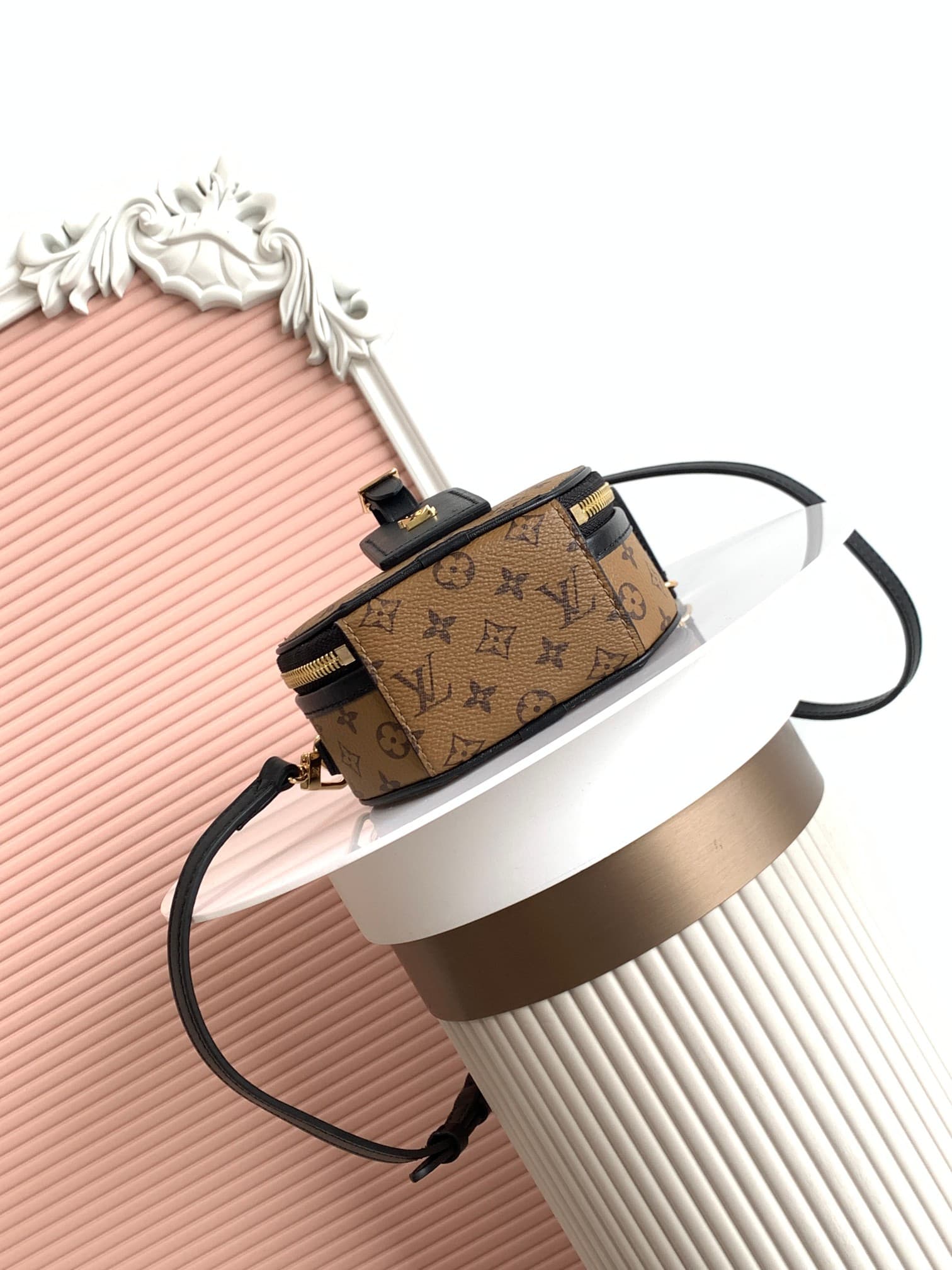 Louis Vuitton Mini Boite Chapeau Monogram Reverse coated canvas M83614 High