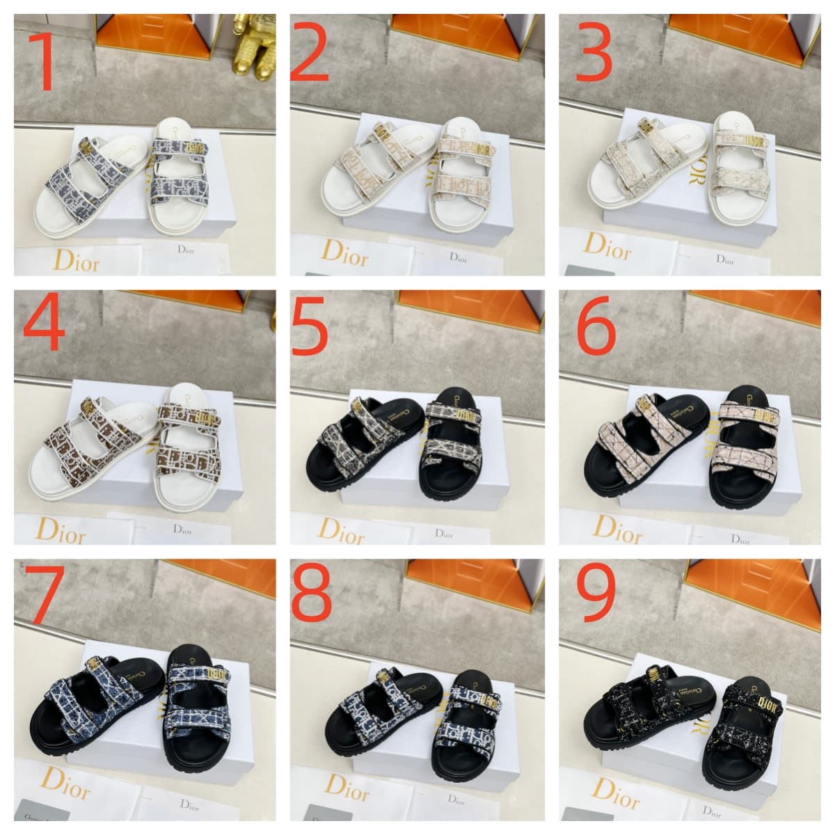 Dior Dioract Slide Shoes Women