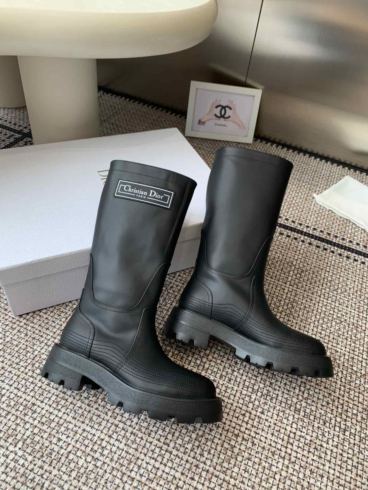 Dior D-Scots Boots Women