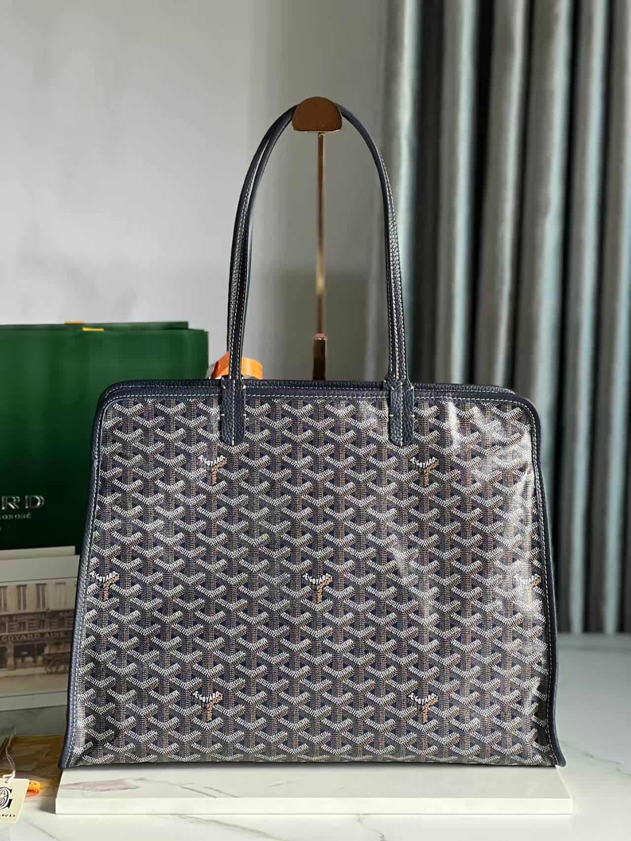 Goyard Hardy PM tote bag Navy blue High