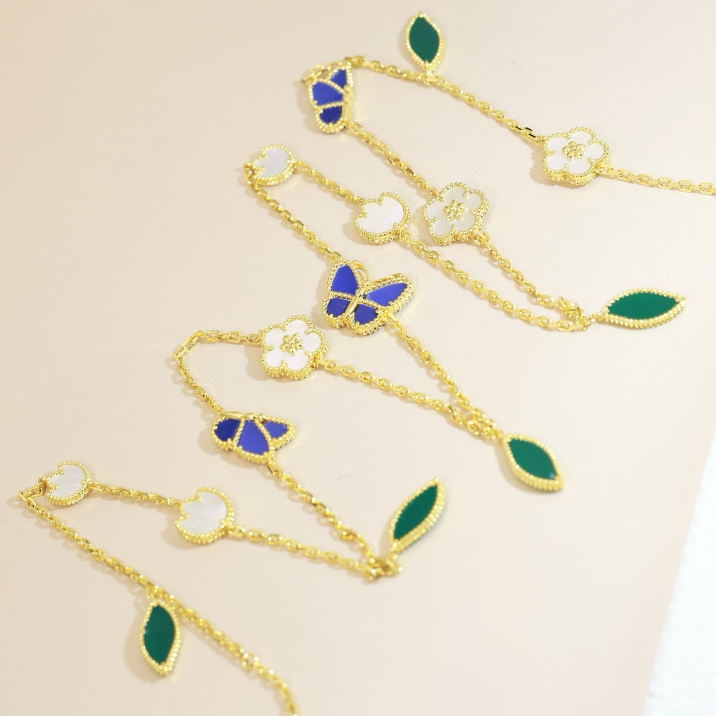 Van Cleef & Arpels Lucky Spring Butterfly Long Necklace High